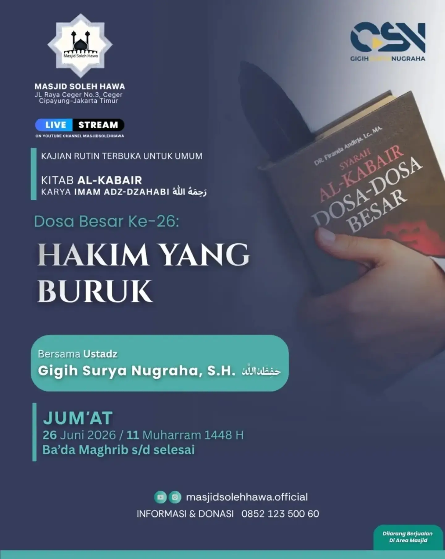 Dosa Besar Ke-26: HAKIM YANG BURUK