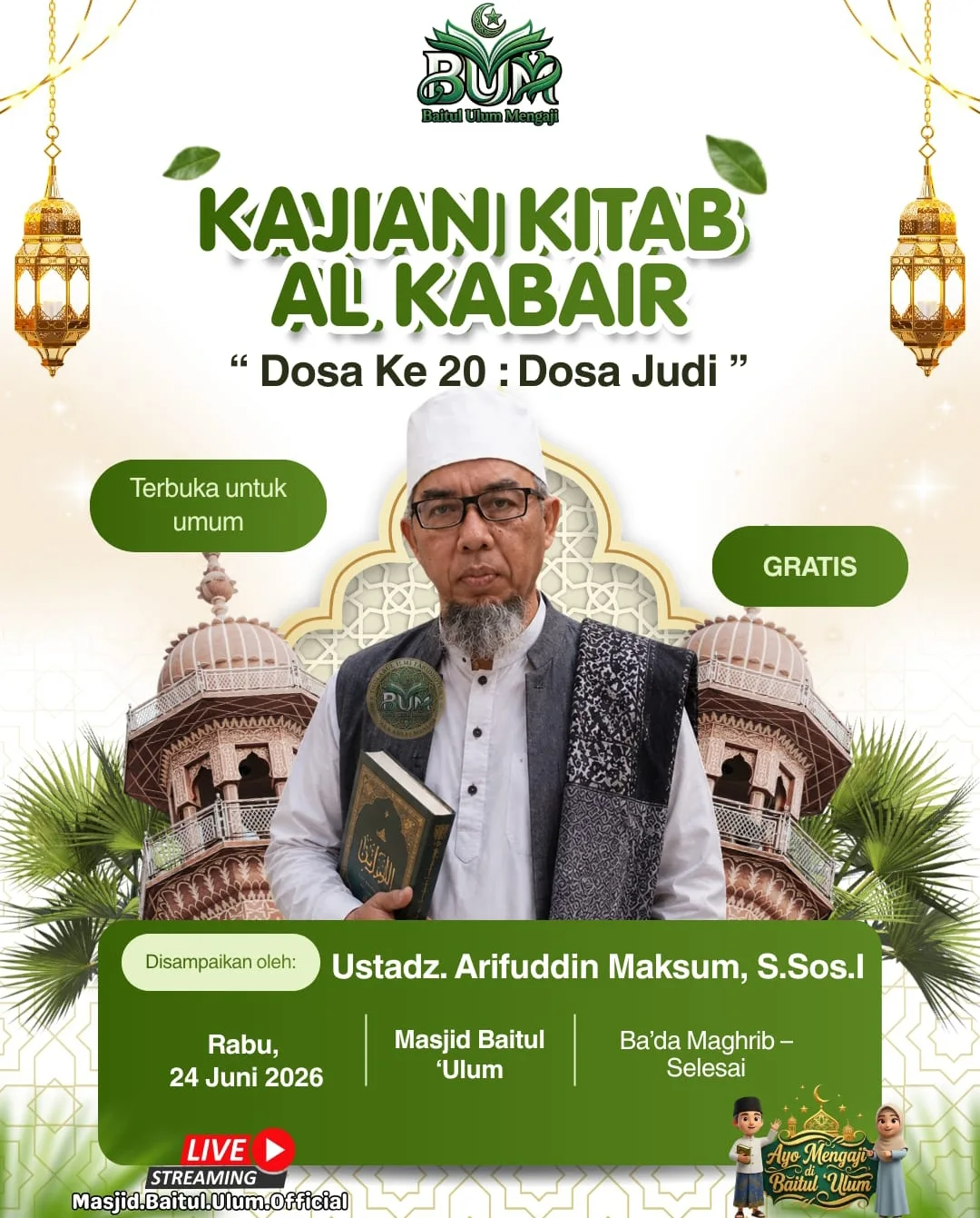 Kajian Kitab Al Kabair