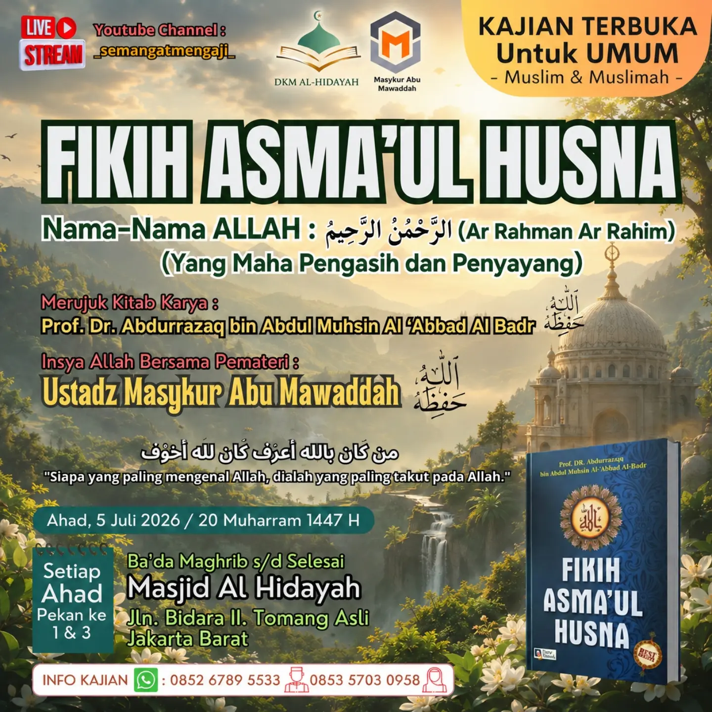 Nama-Nama ALLAH : Ar Rahman Ar Rahim (Yang Maha Pengasih dan Penyayang)
