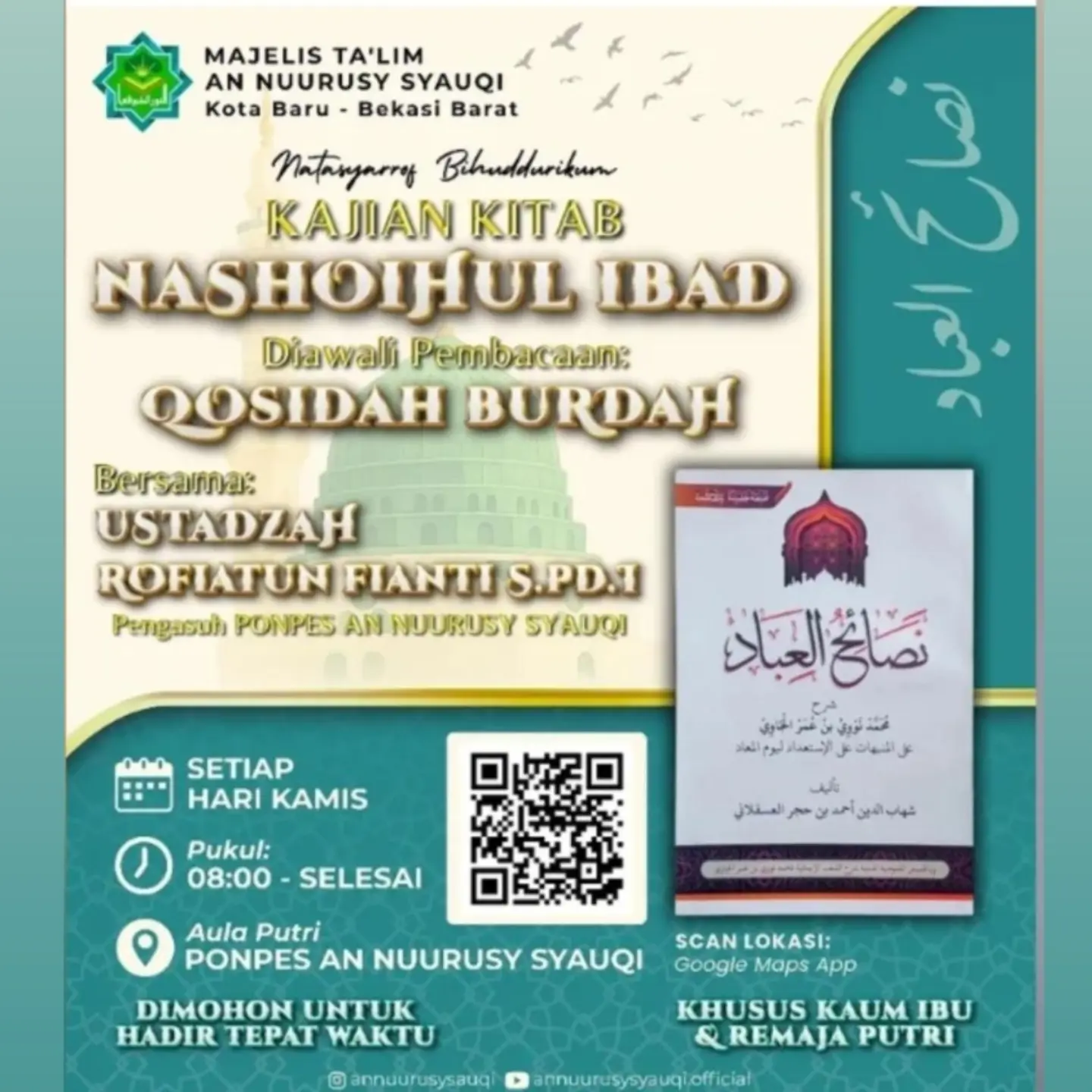 Kajian Kitab Nashohjul Ibad
