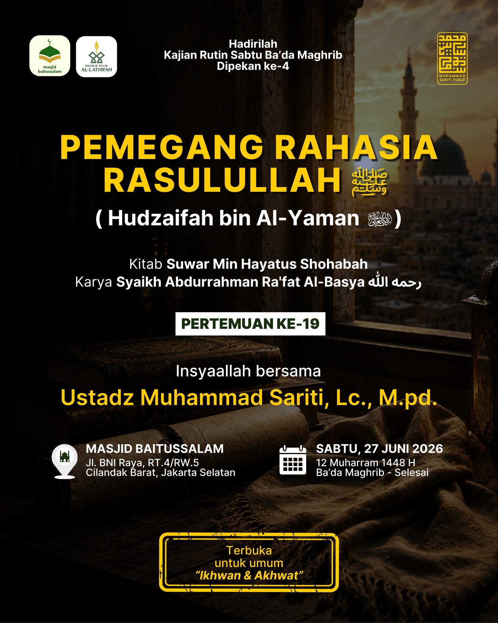 PEMEGANG RAHASIA RASULULLAH
