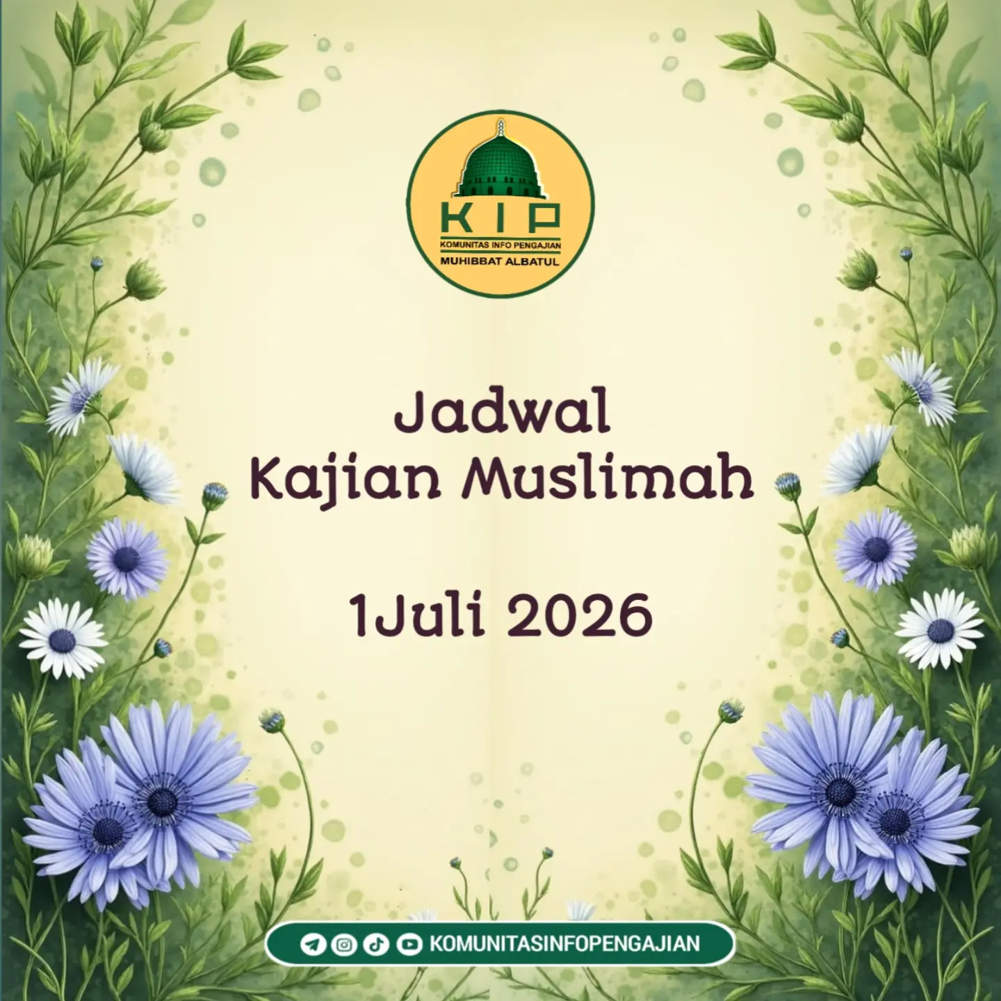Jadwal Kajian Muslimah
