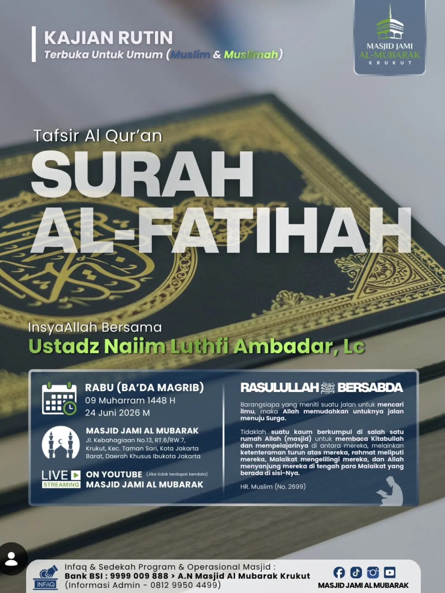 Tafsir Al Qur'an Surah Al-Fatihah