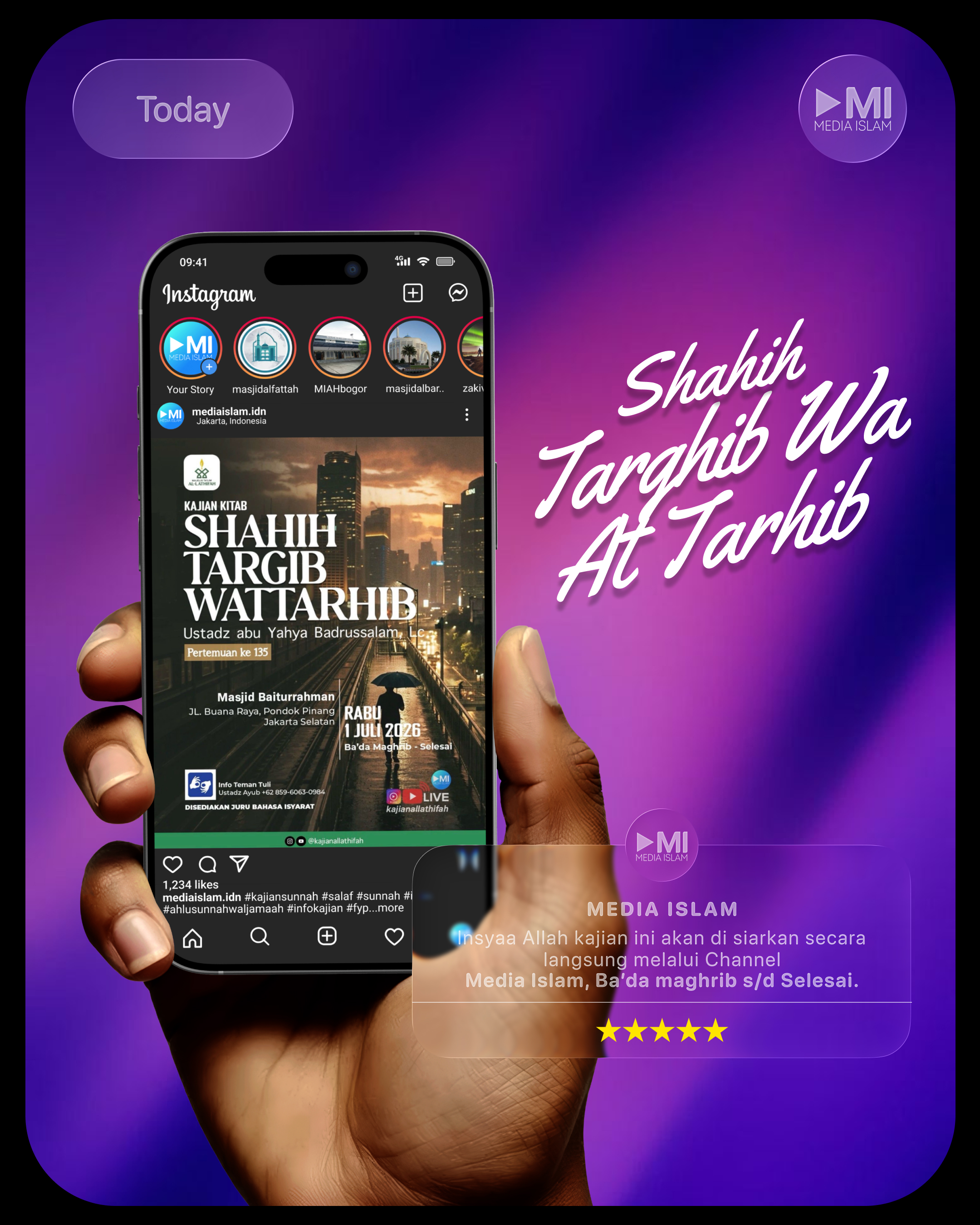 Kajian Kitab Shahih Targhib Wa At Tarhib