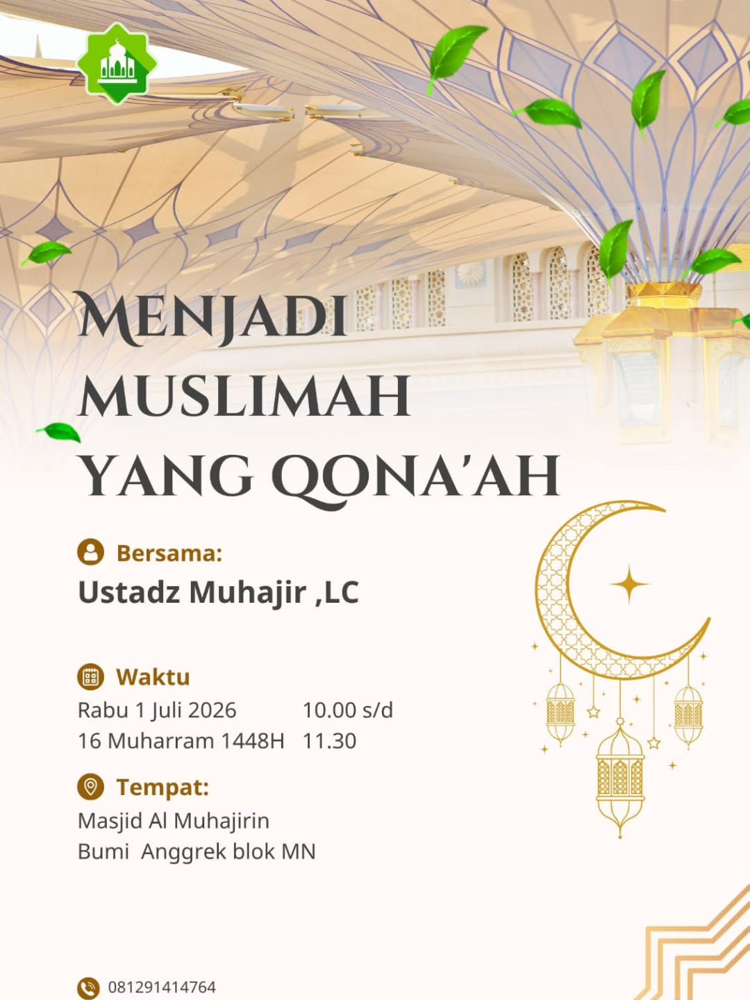 Menjadi Muslimah Yang Qona'ah