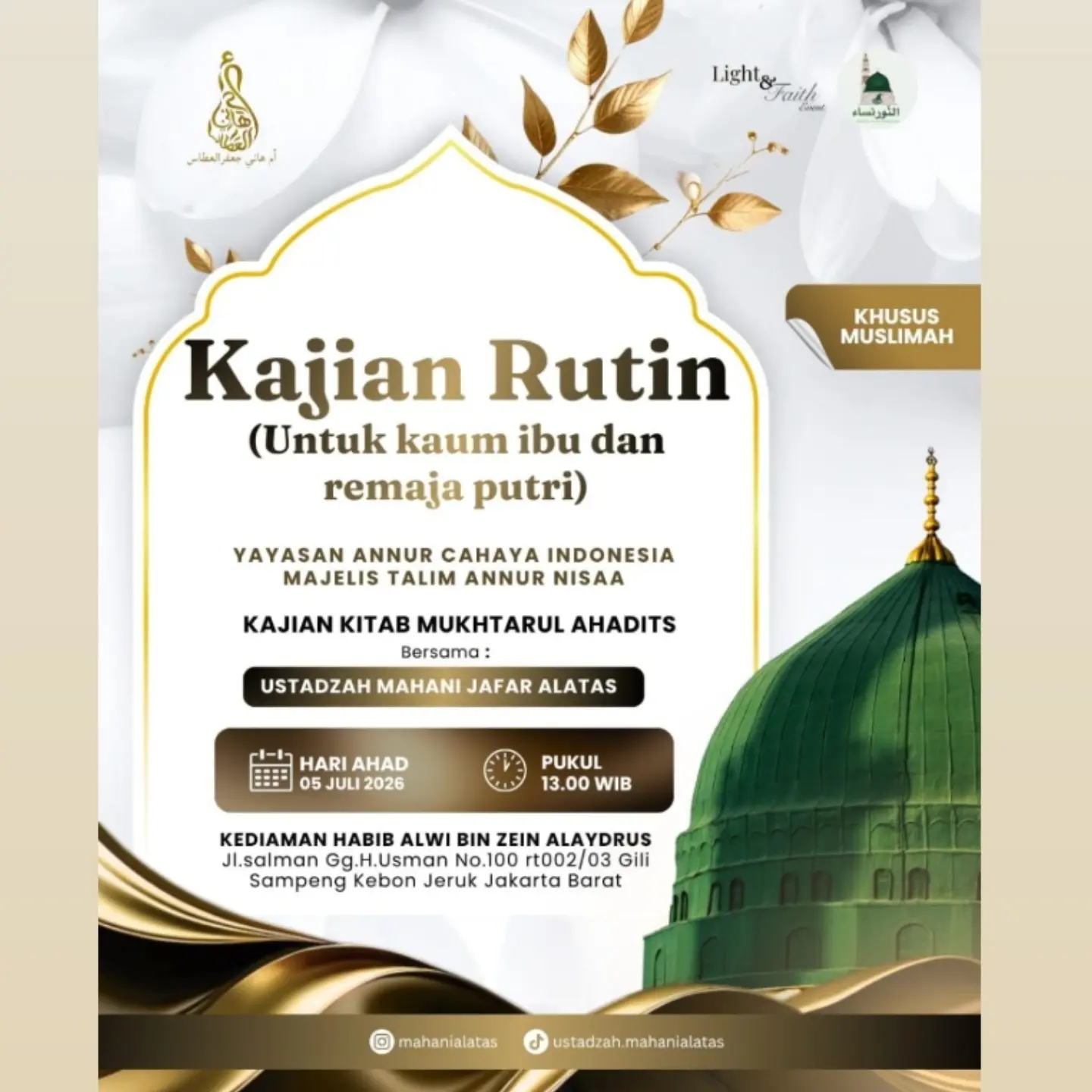 Kajian Kitab Mukhtarul Ahadits