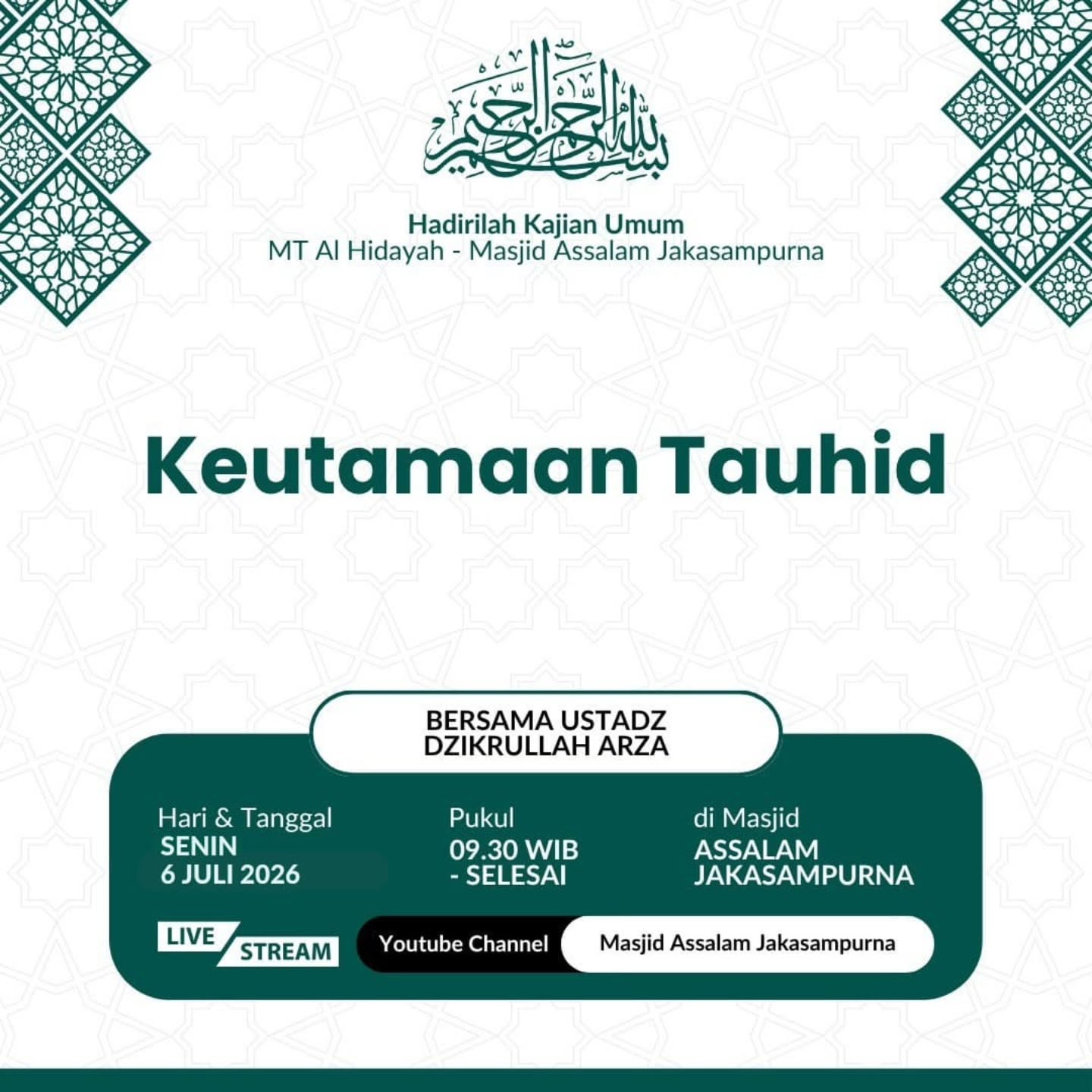 Keutamaan Tauhid