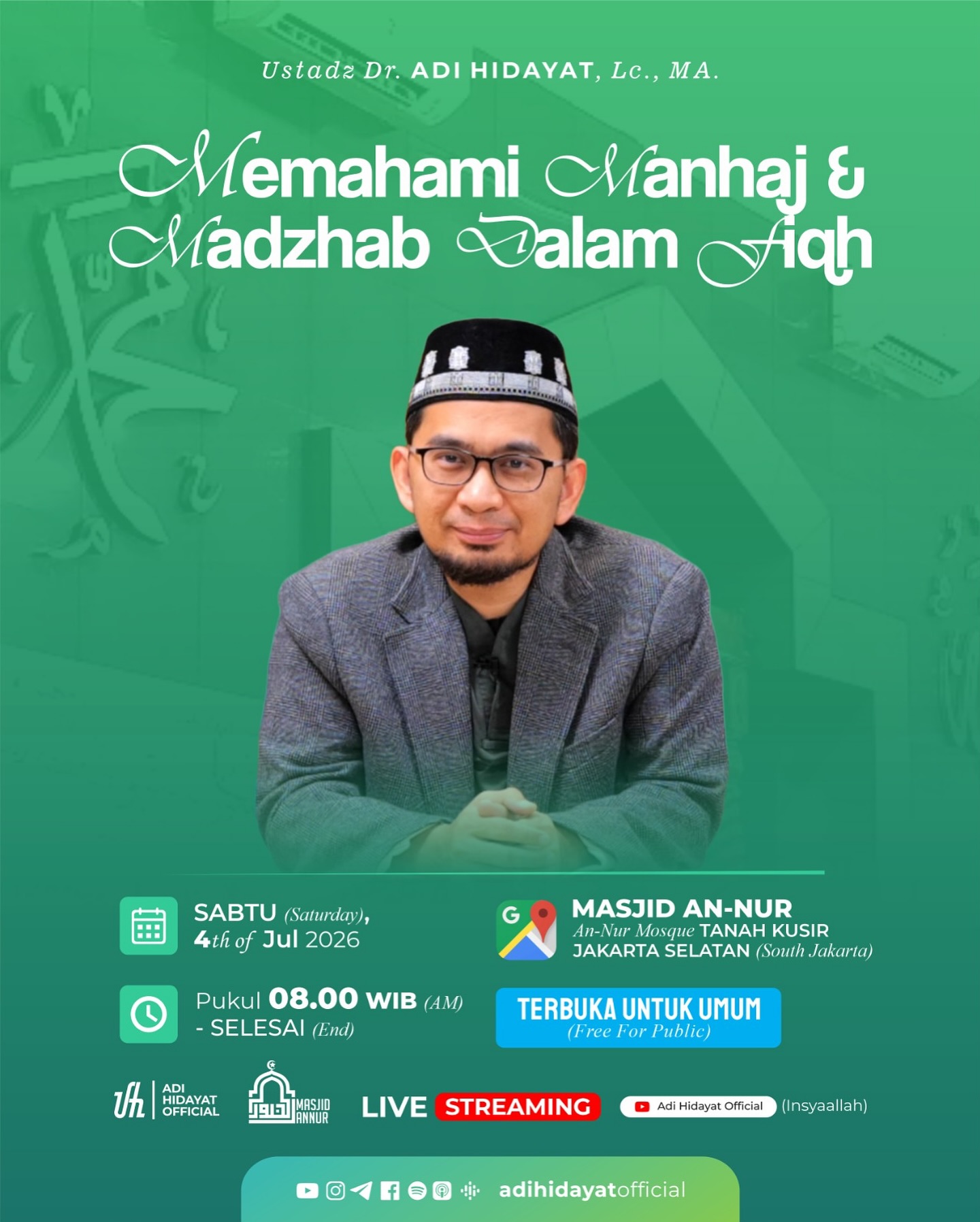 Memahami Manhaj & Madzhab dalam Fiqh