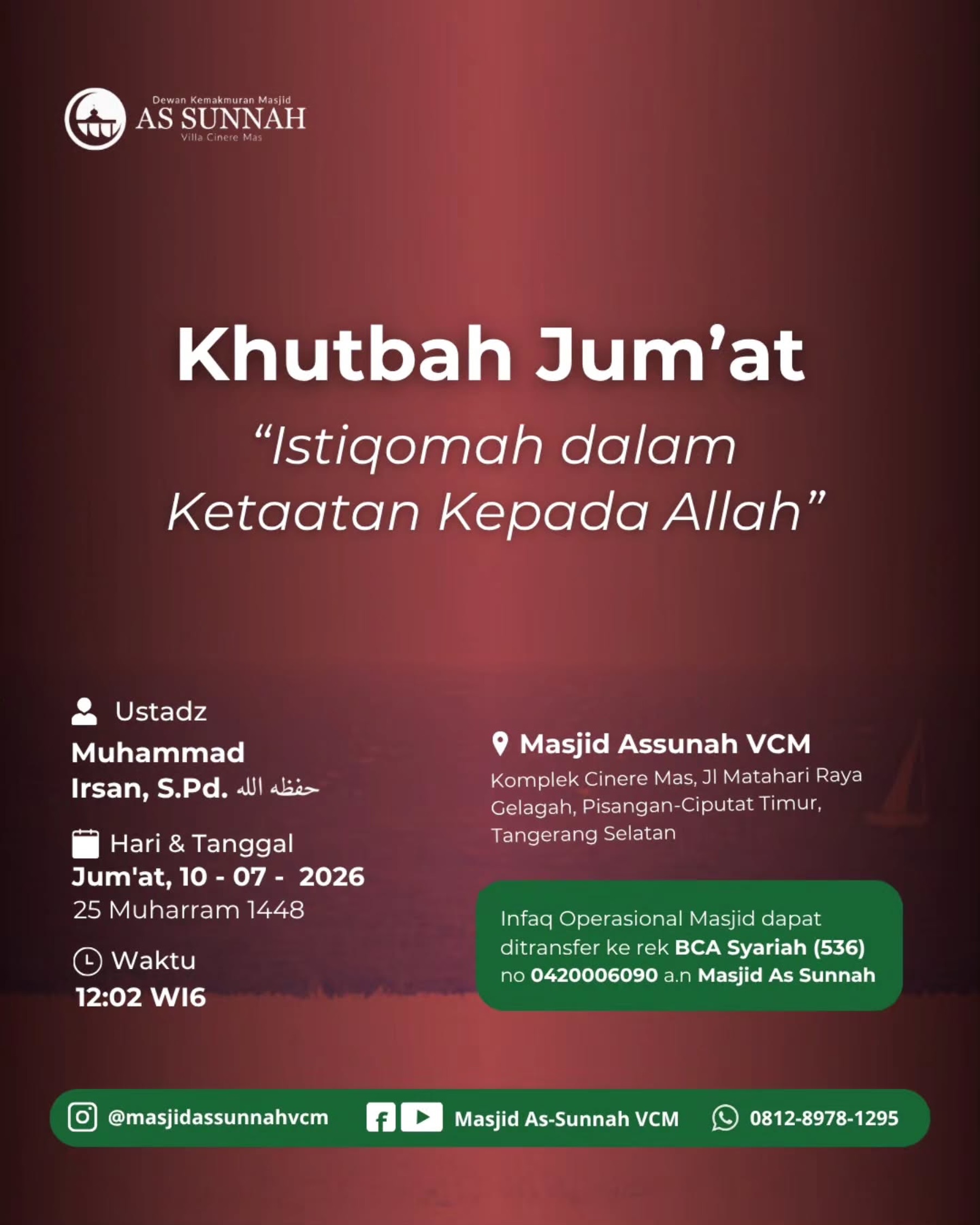 Istiqomah dalam Ketaatan Kepada Allah