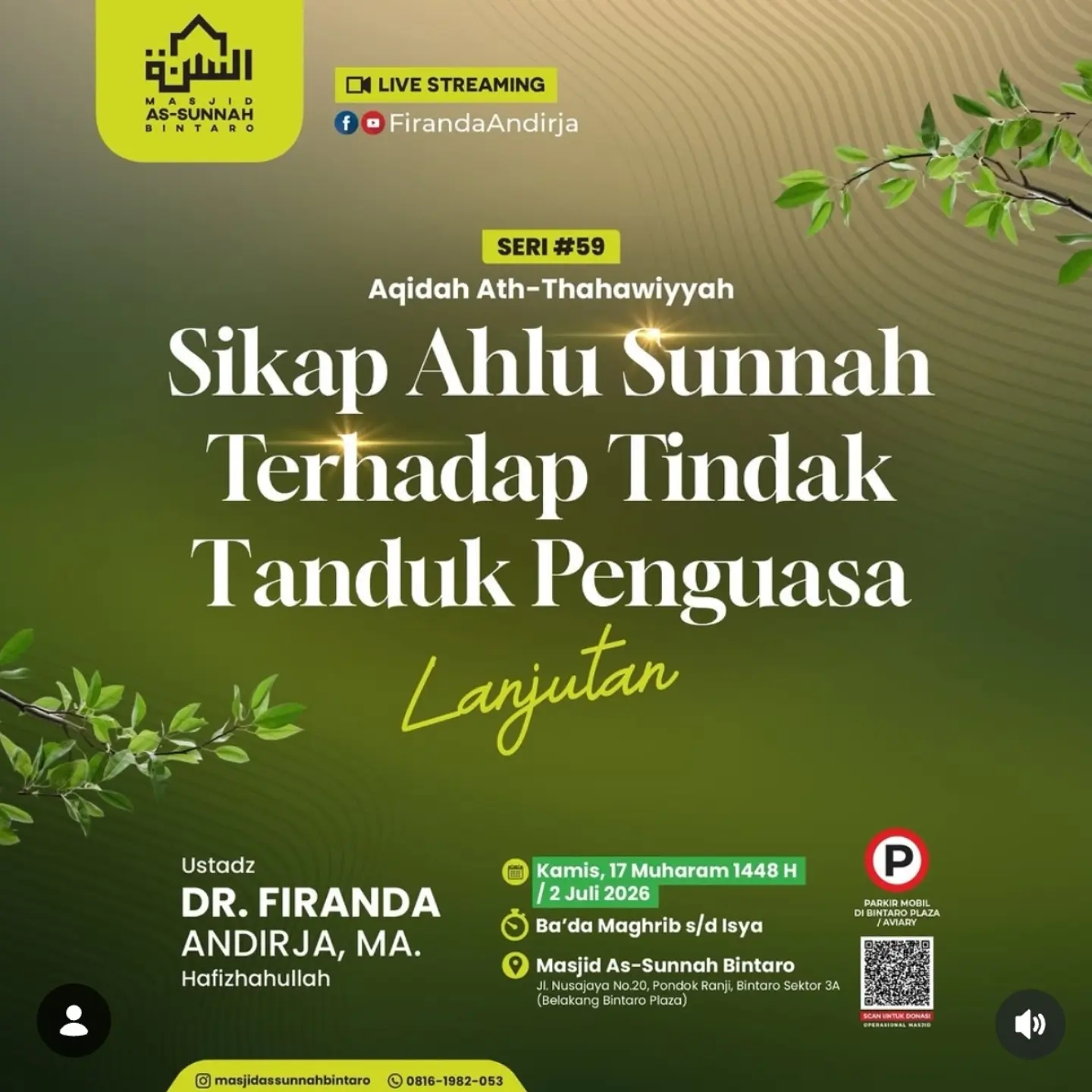 Sikap Ahlu Sunnah Terhadap Tindak Tanduk Penguasa Lanjutan