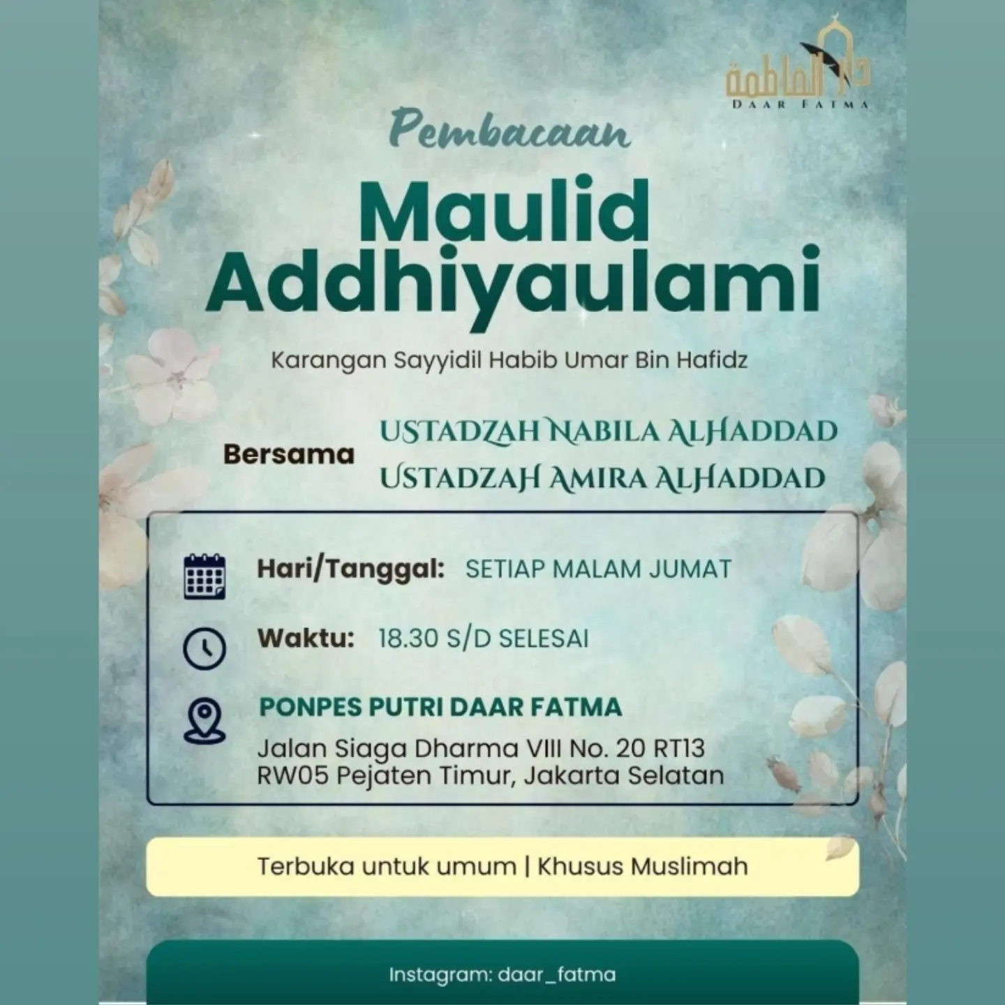 Pembacaan Maulid Addhiyaulami