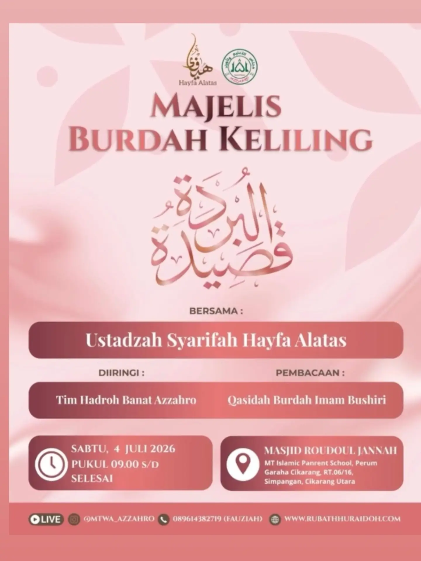 Majelis Burdah Keliling