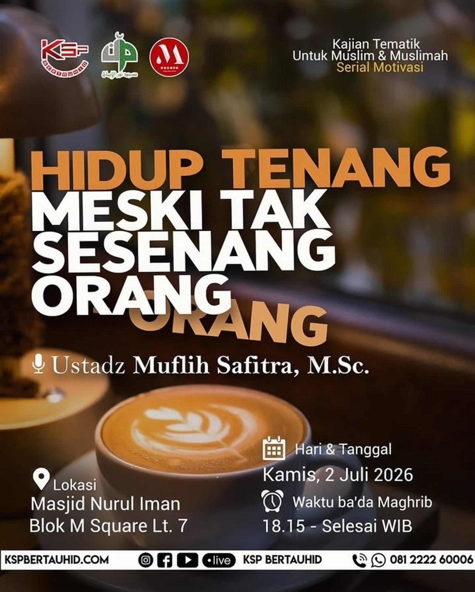 Hidup Tenang Meski Tak Sesenang Orang