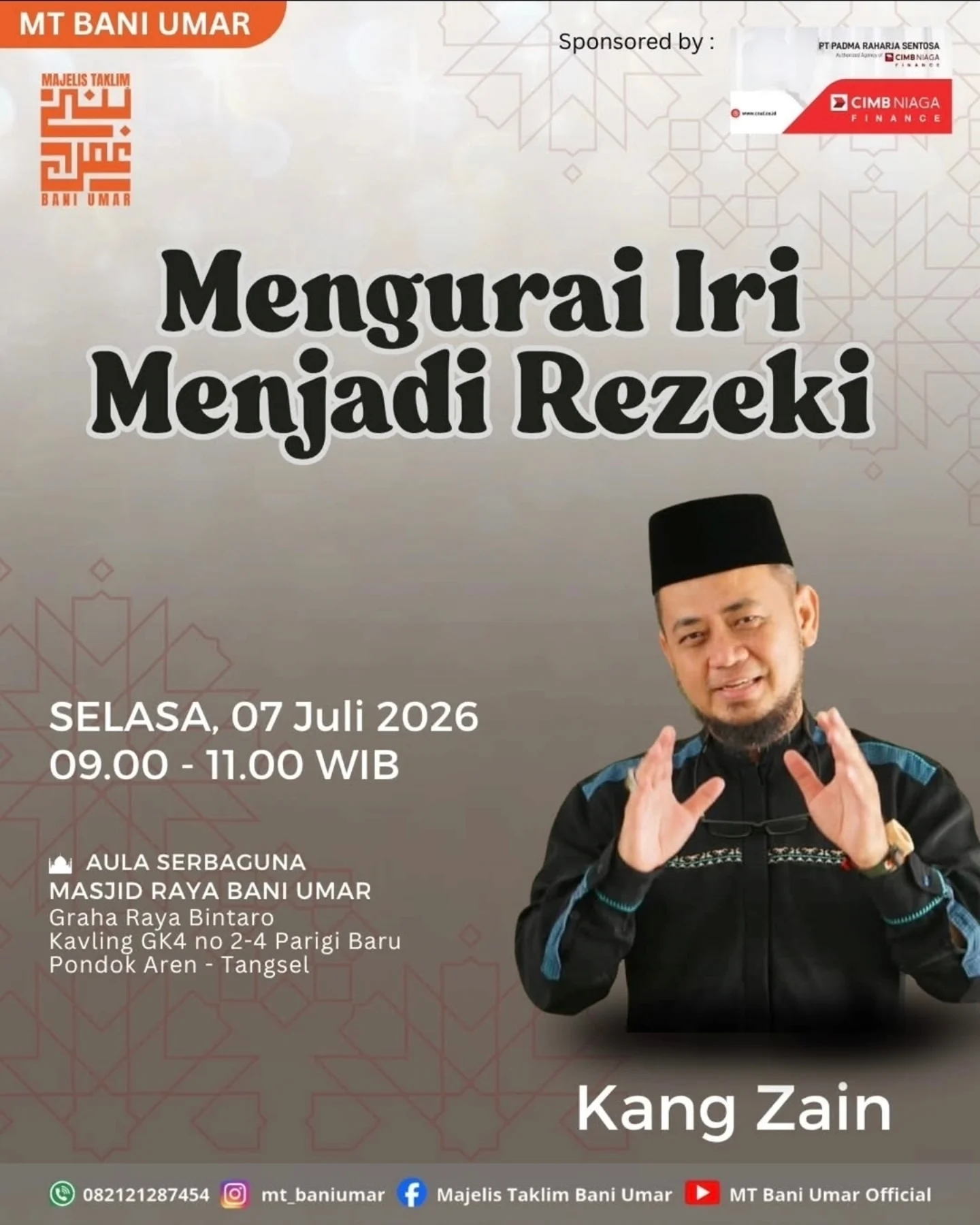 Mengurai iri menjadi rezeki