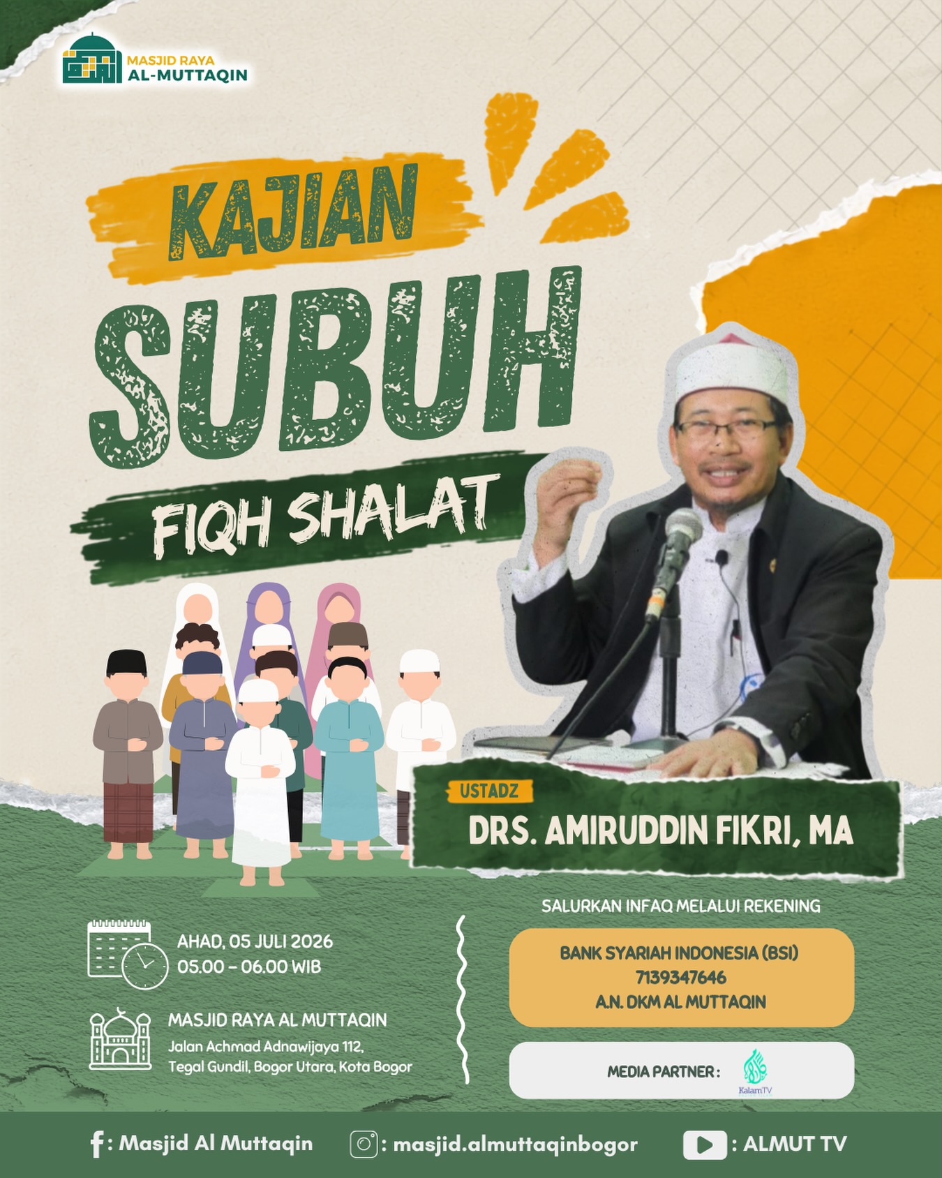 Kajian Subuh Fiqh Shalat