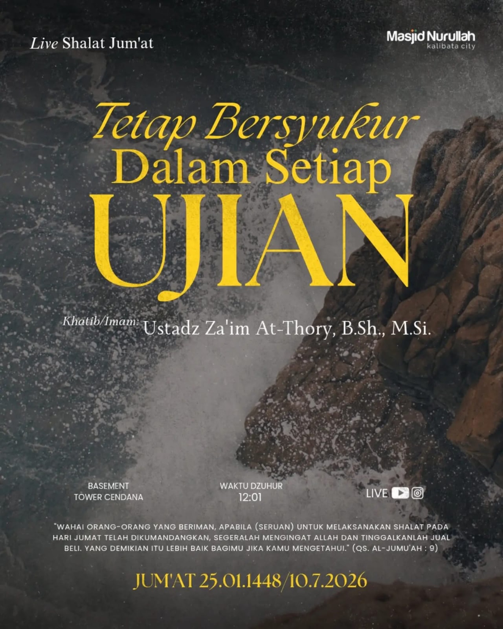 Tetap Bersyukur Dalam Setiap Ujian