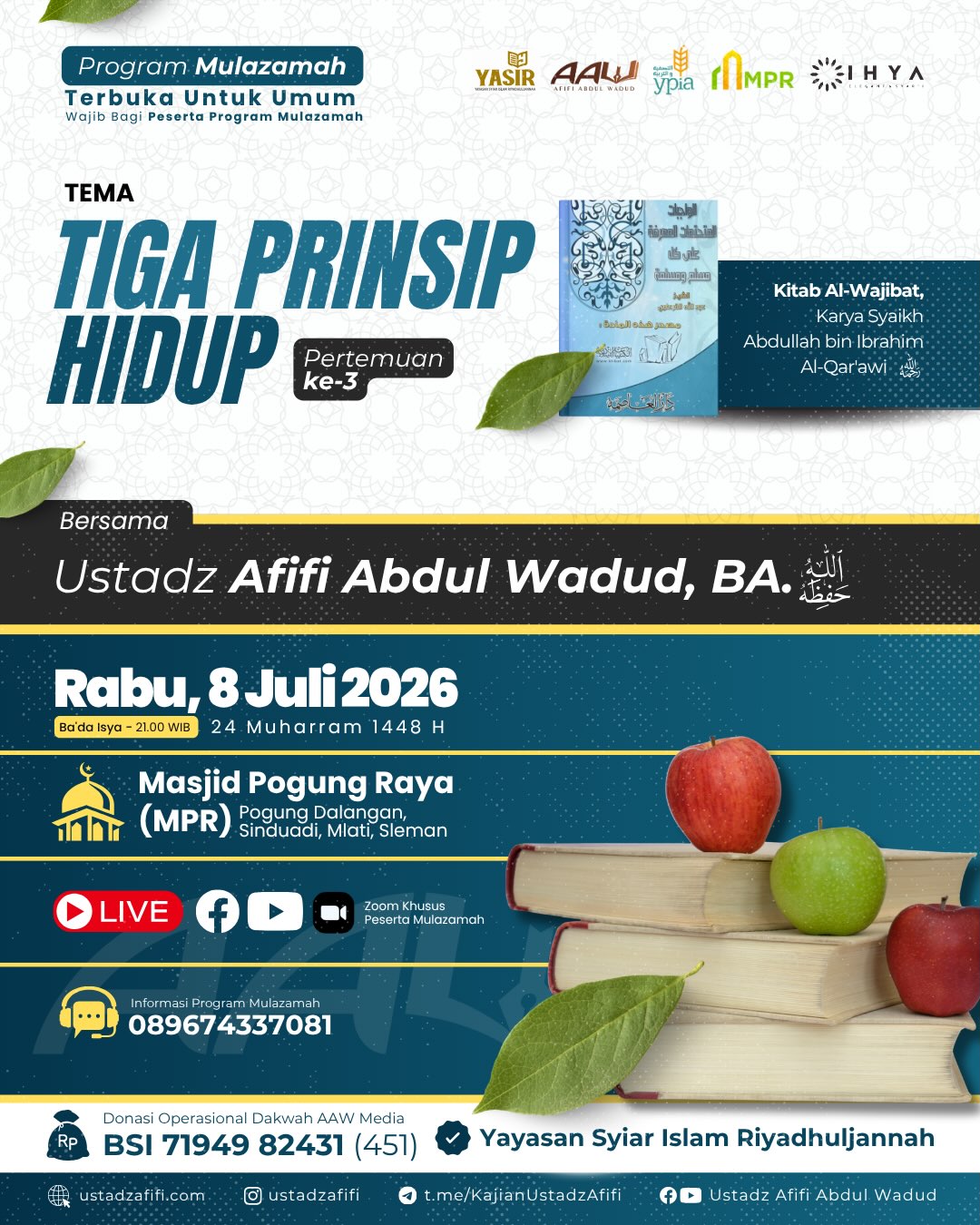 Tiga Prinsip Hidup