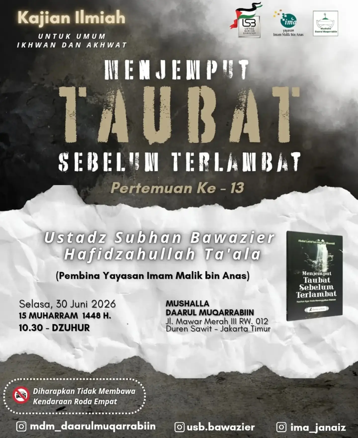 Menjemput Taubat Sebelum Terlambat