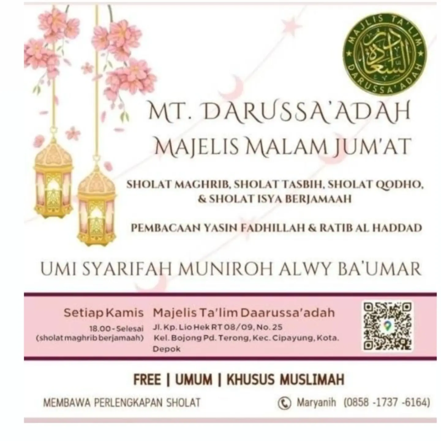 Majelis Malam Jumat MT. Darussa'adah