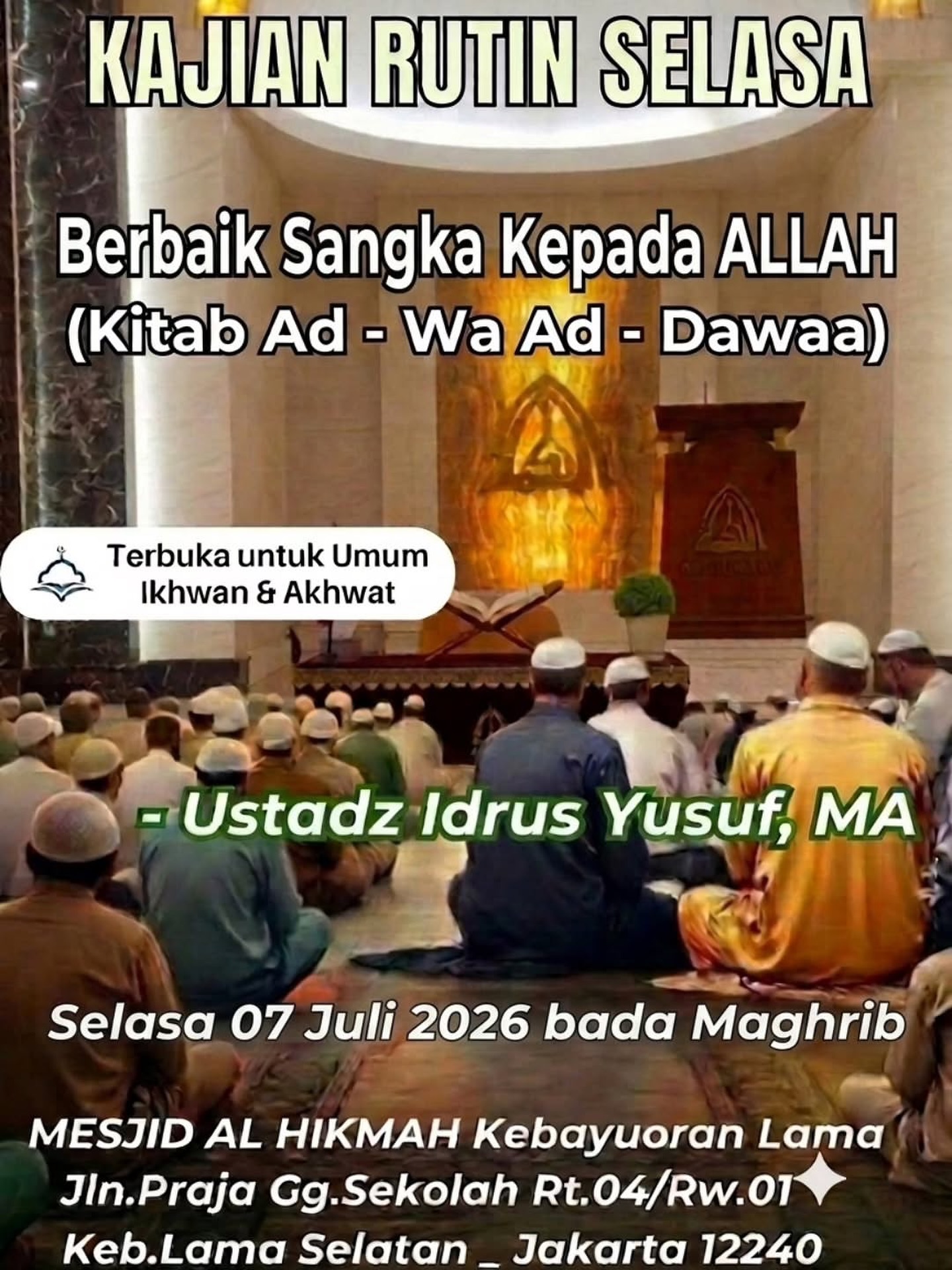 Berbaik Sangka Kepada ALLAH