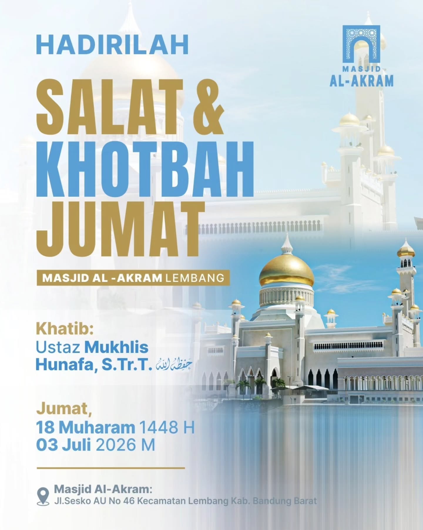Hadirilah Salat & Khotbah Jumat