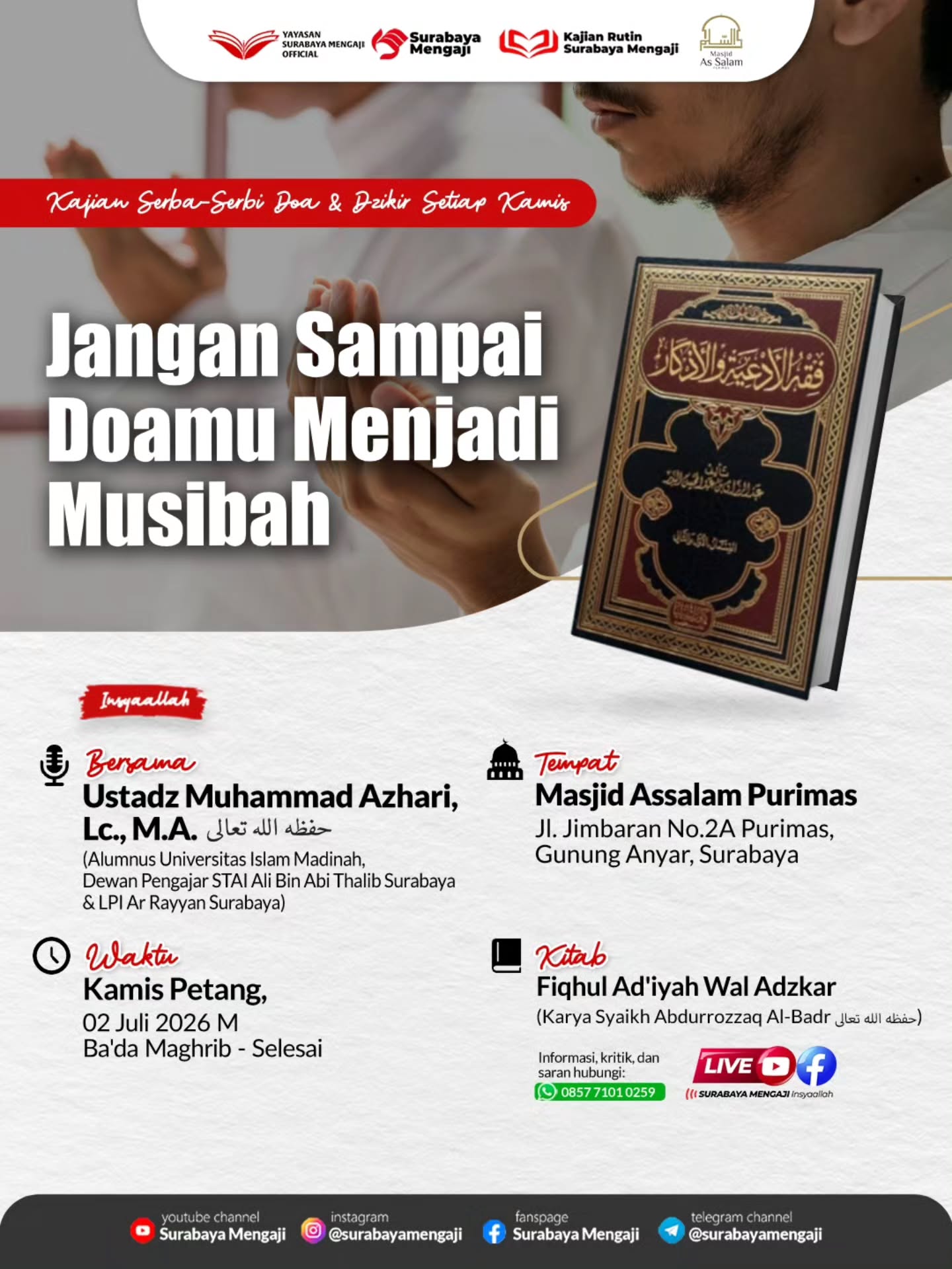 Jangan Sampai Doamu Menjadi Musibah