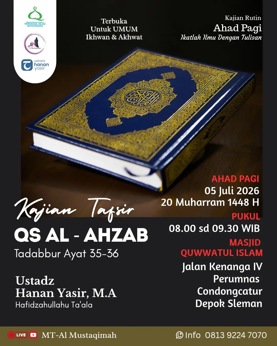 Kajian Tafsir QS Al-Ahzab