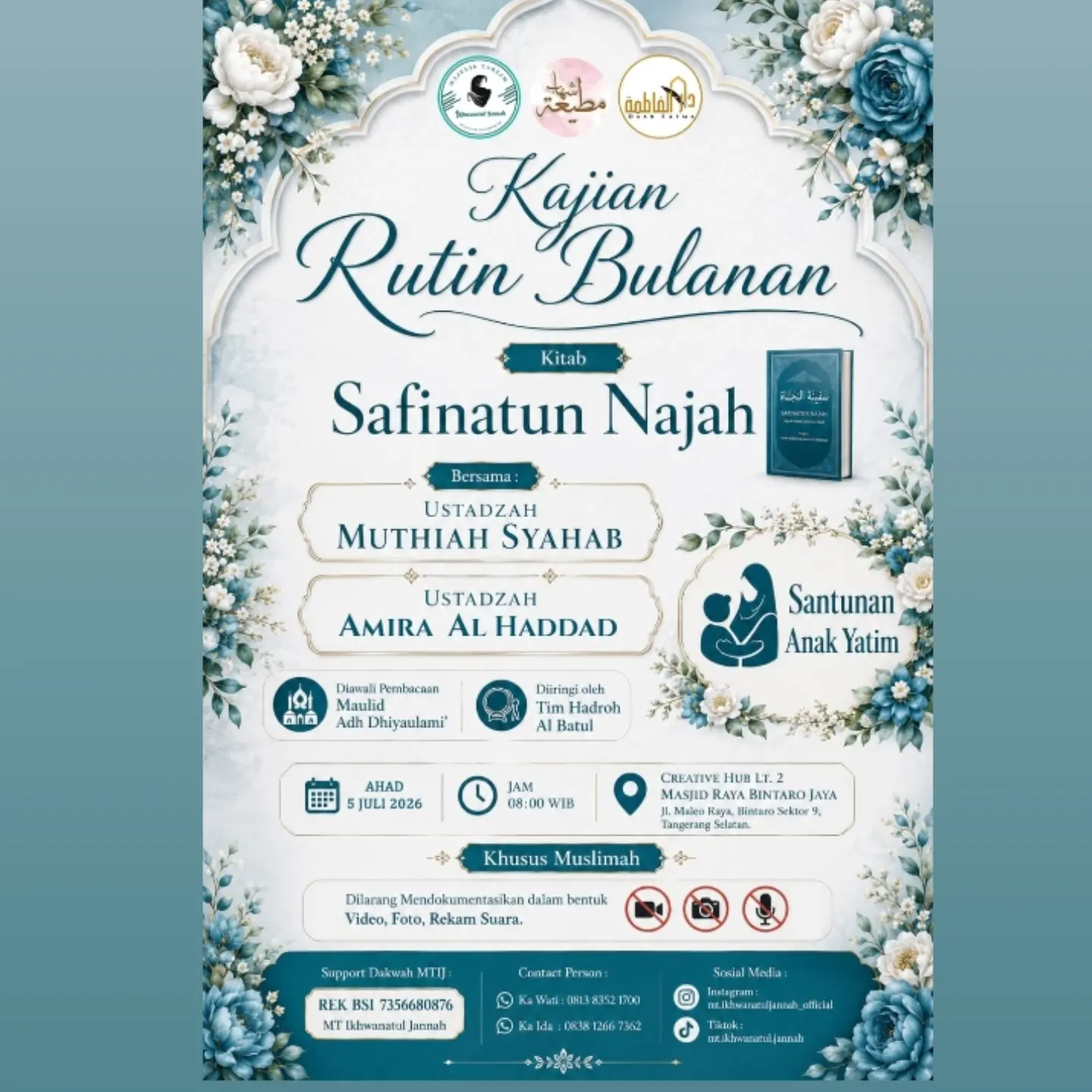 Kajian Rutin Bulanan Kitab Safinatun Najah