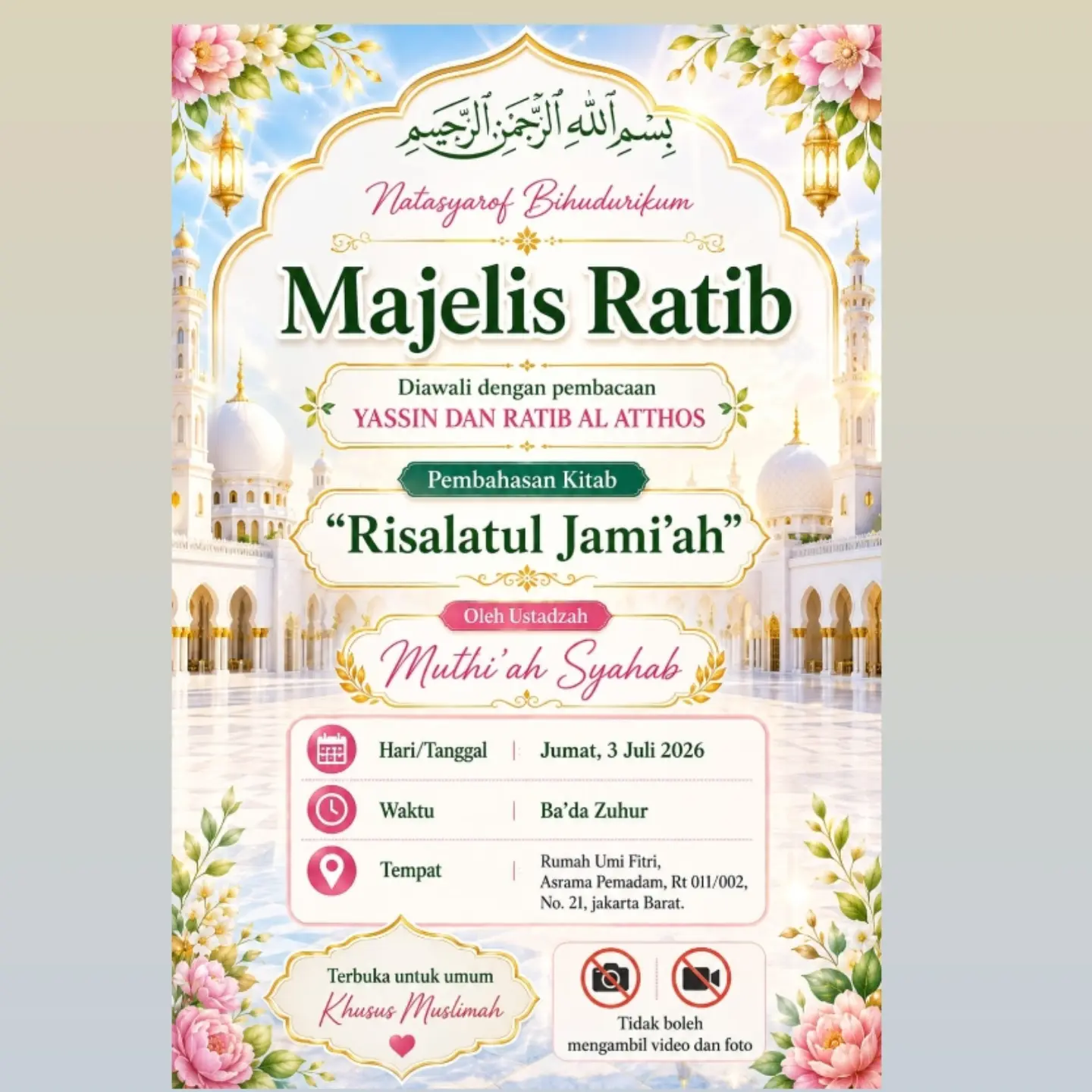 Pembahasan Kitab Risalatul Jami'ah