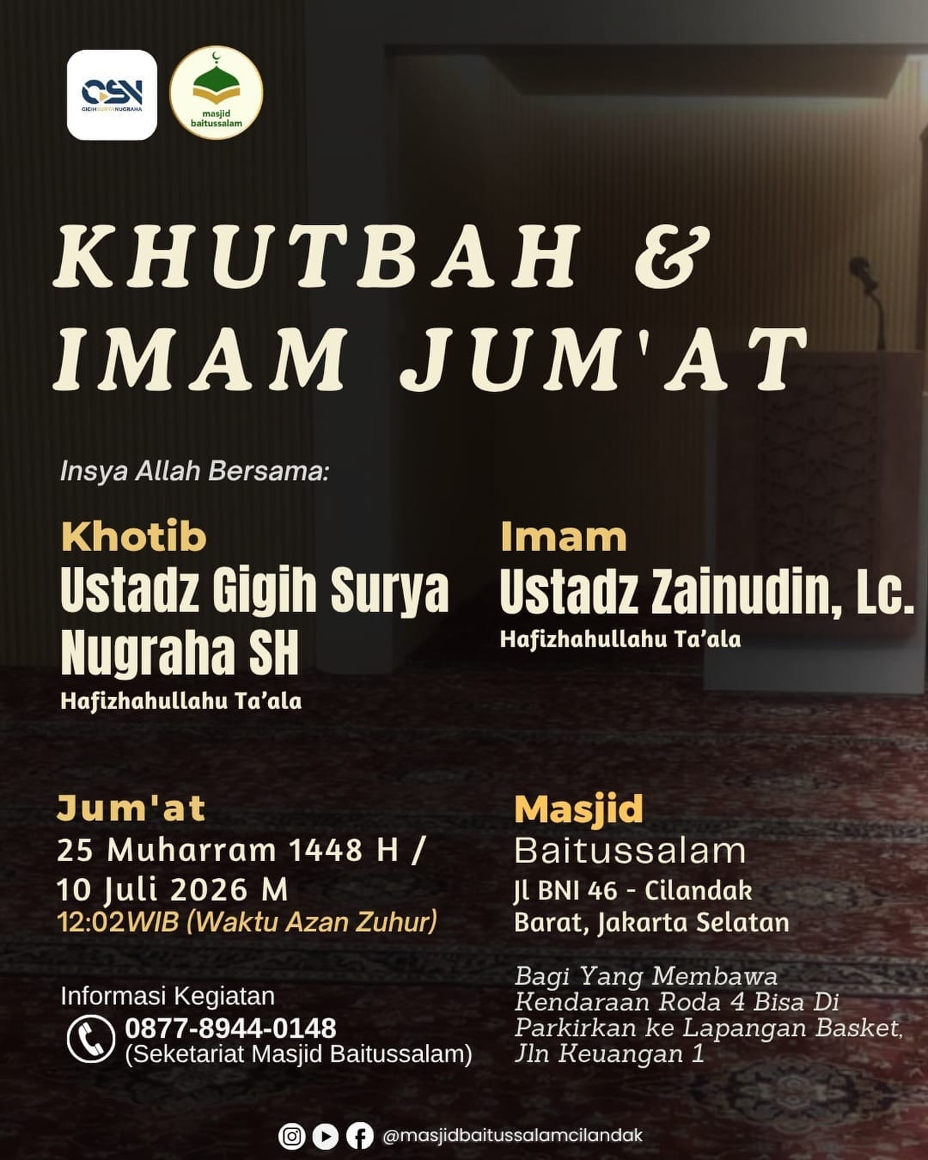 KHUTBAH & IMAM JUM'AT