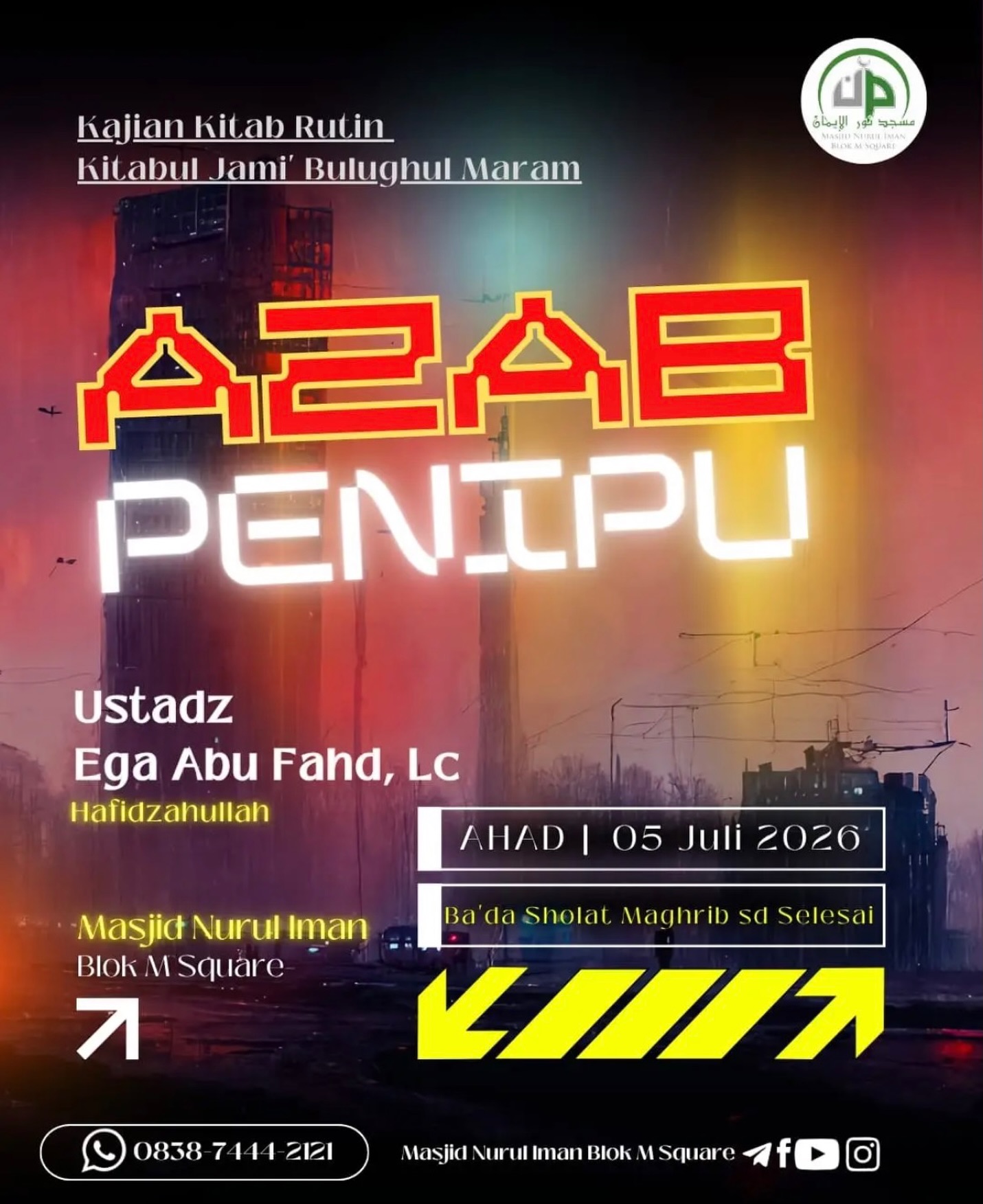 Kajian Kitab Rutin Kitabul Jami’ Bulughul Maram