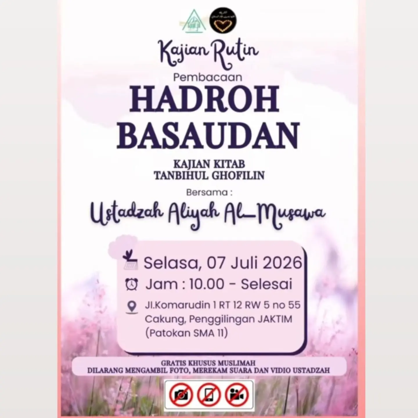 Kajian Rutin Pembacaan Hadroh Basaudan