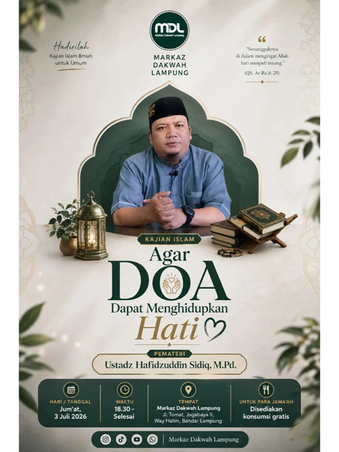 Agar Doa Dapat Menghidupkan Hati
