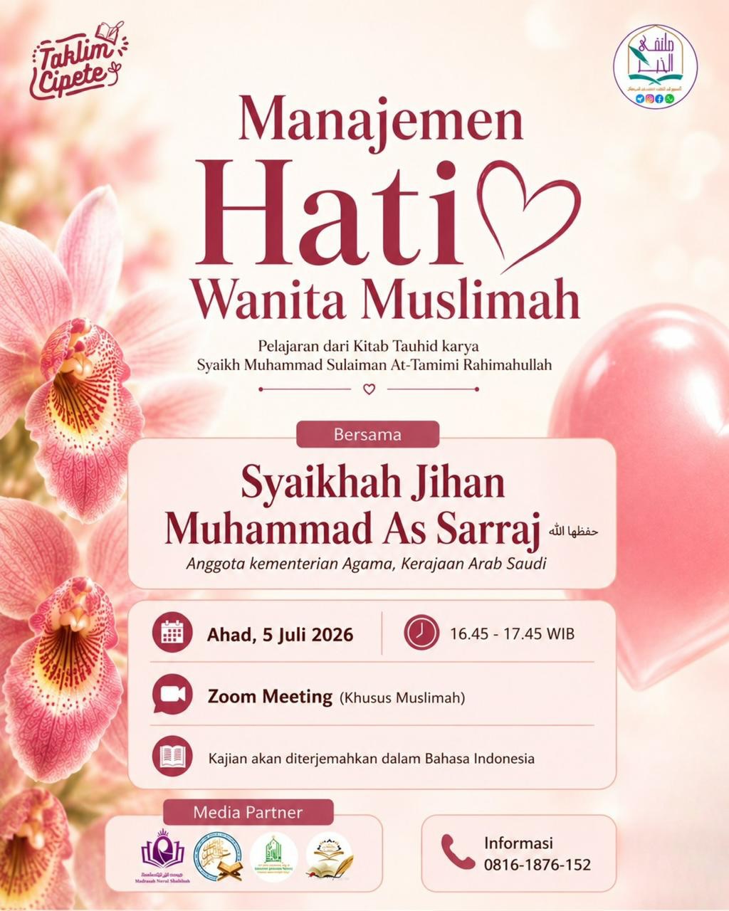 Manajemen Hati Wanita Muslimah