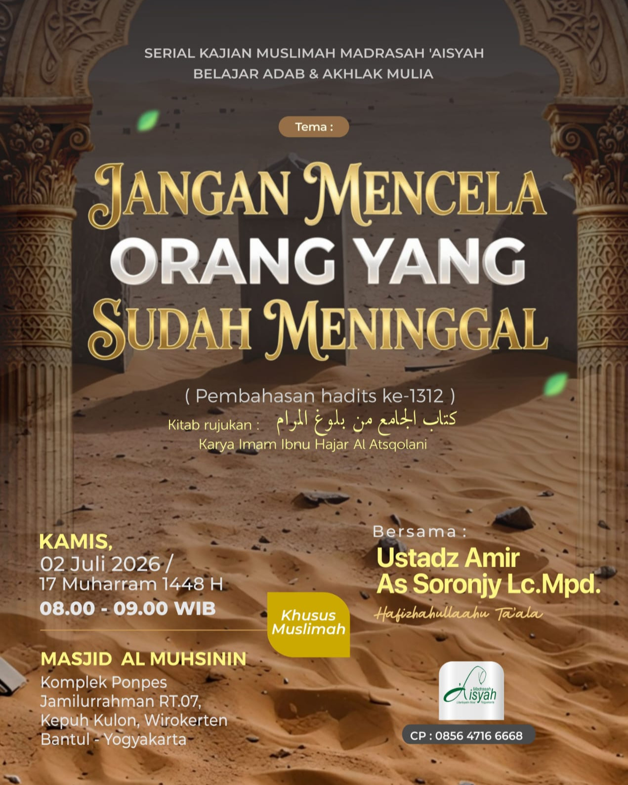 JANGAN MENCELA ORANG YANG SUDAH MENINGGAL