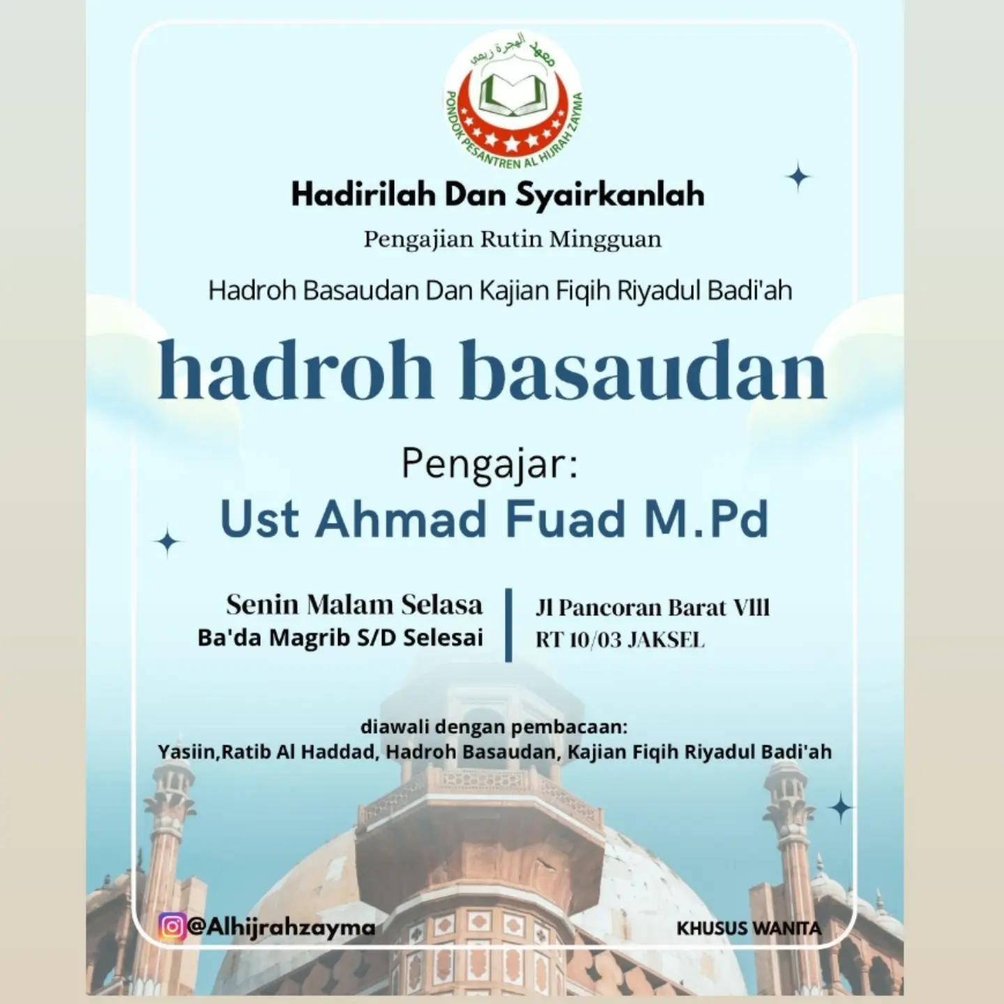 Hadroh Basaudan Dan Kajian Fiqh Riyadul Badi'ah