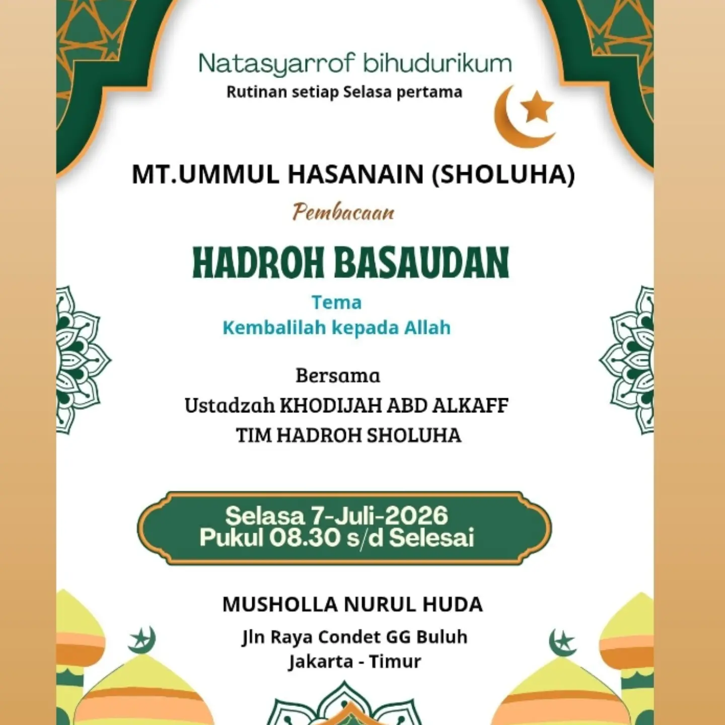 Kembalilah kepada Allah