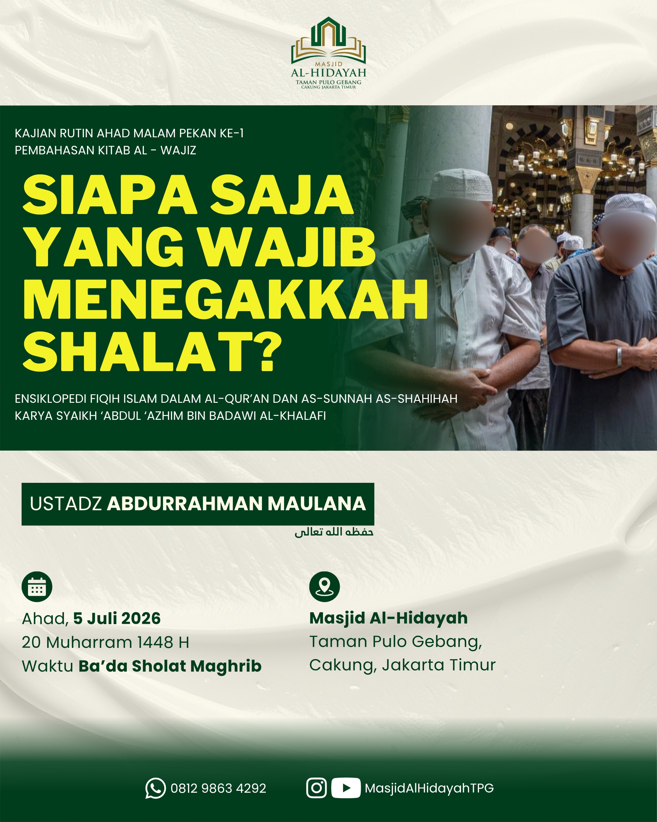 SIAPA SAJA YANG WAJIB MENEGAKKAN SHALAT?