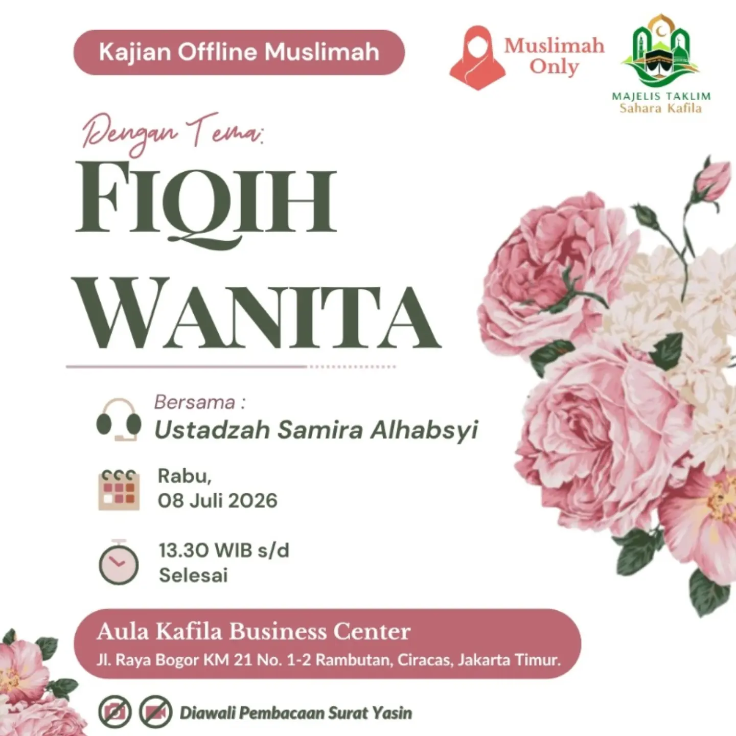 Kajian Offline Muslimah: FIQIH WANITA