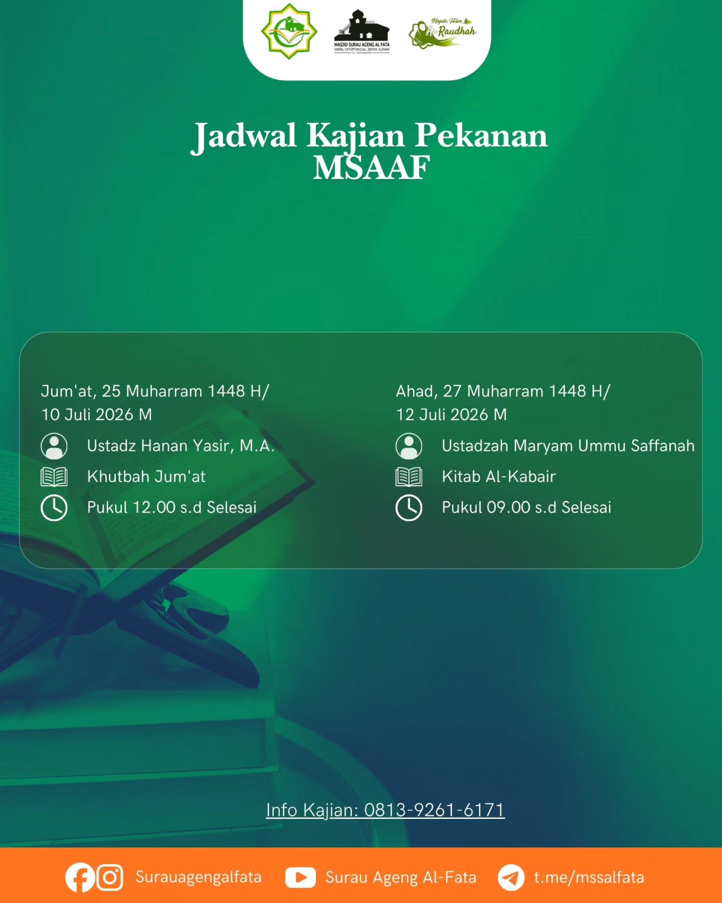 Kajian Muslimah Ar Raudhoh