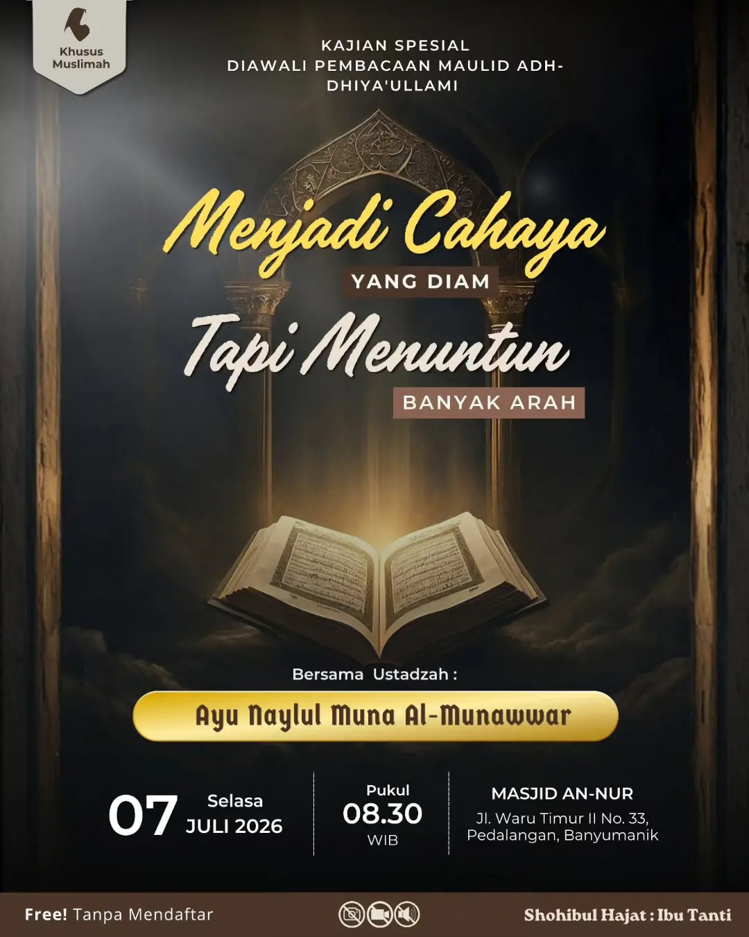Menjadi Cahaya Yang Diam Tapi Menuntun Banyak Arah