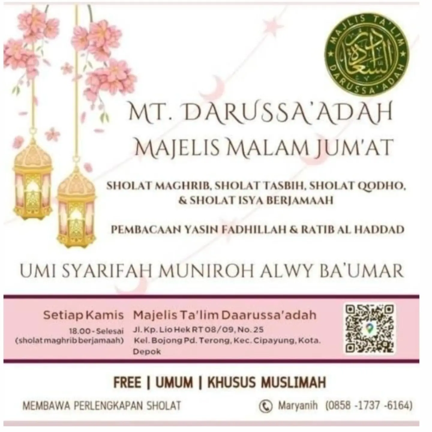 MT. DARUSSA'ADAH MAJELIS MALAM JUMA'T
