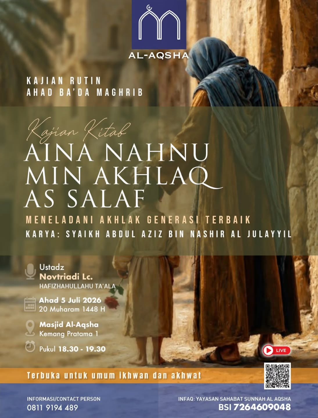 Kajian Kitab Aina Nahnu Min Akhlaq As Salaf