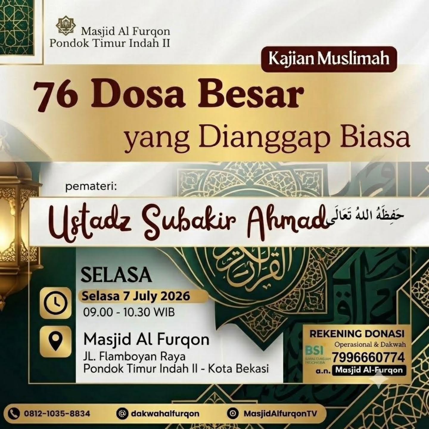 76 Dosa Besar yang Dianggap Biasa
