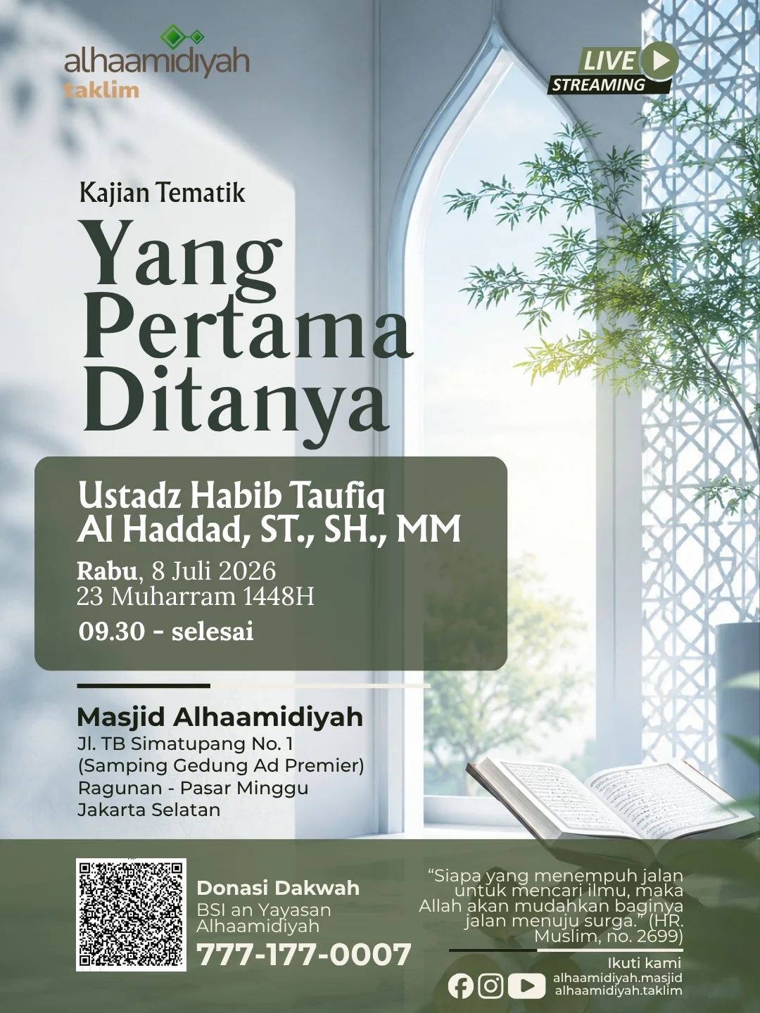 Yang Pertama Ditanya