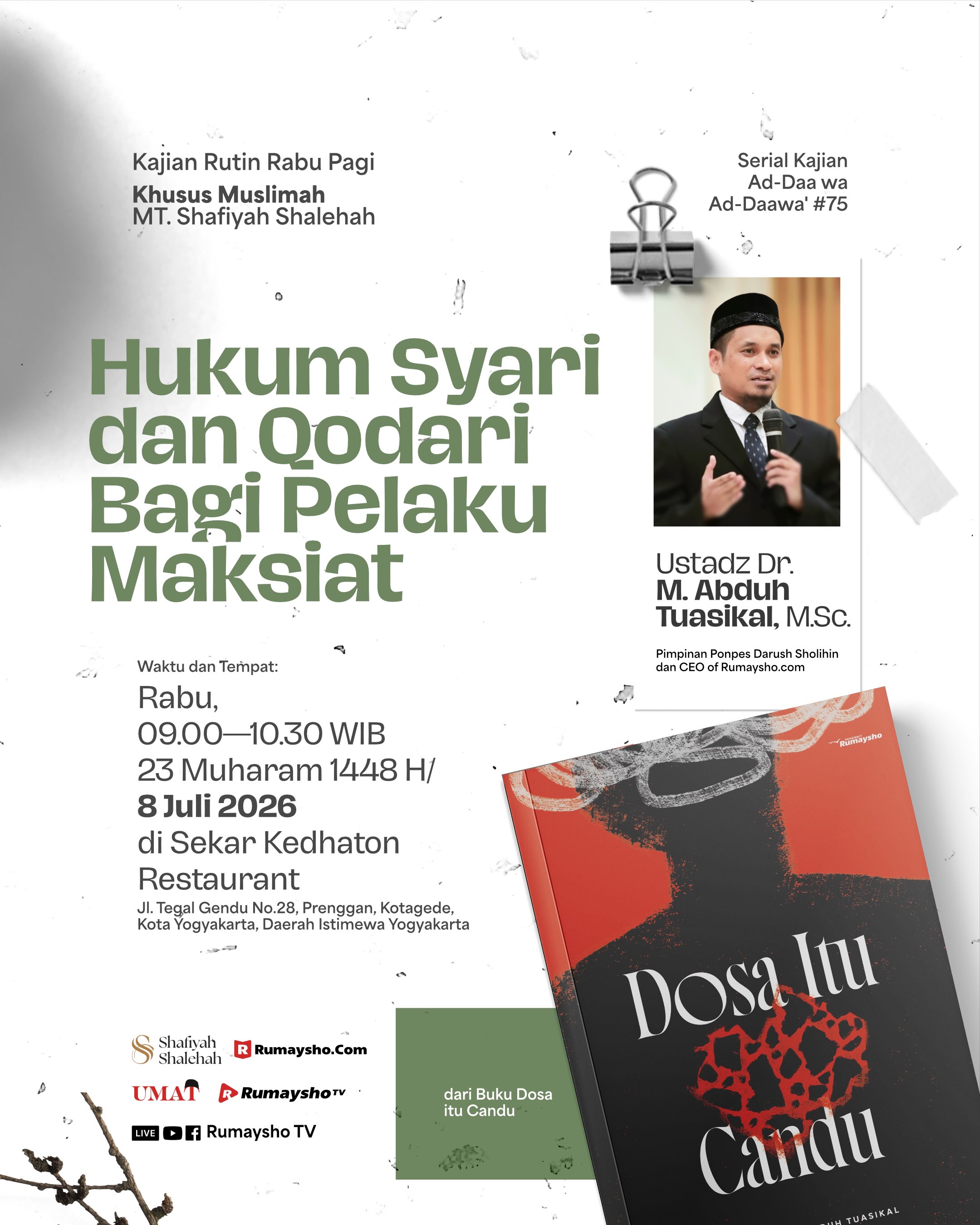 Hukum Syari dan Qodari Bagi Pelaku Maksiat