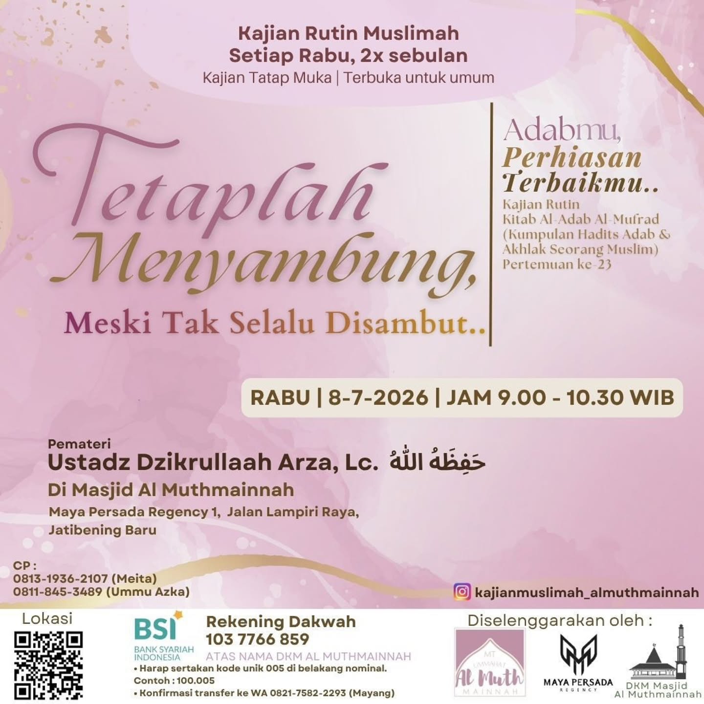 Tetaplah Menyambung, Meski Tak Selalu Disambut..
