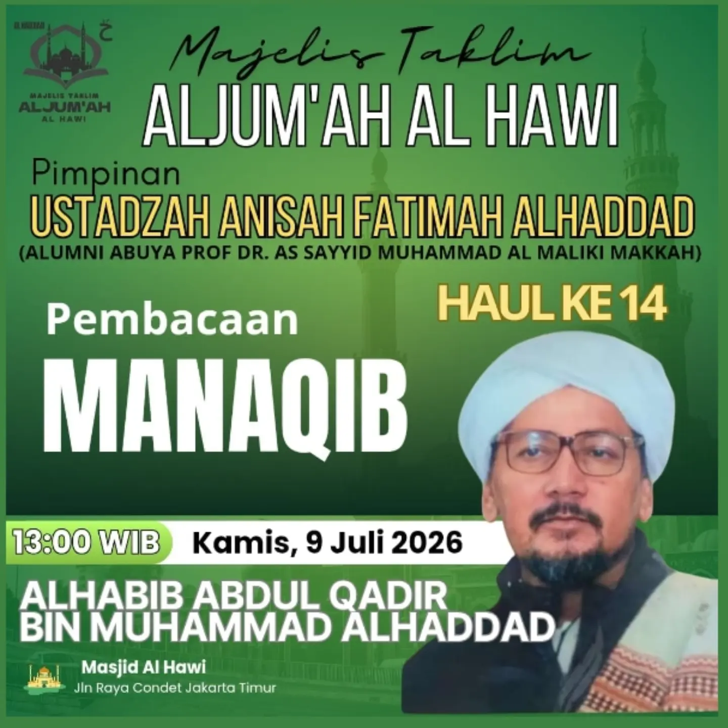 Haul ke-14 - Pembacaan Manaqib