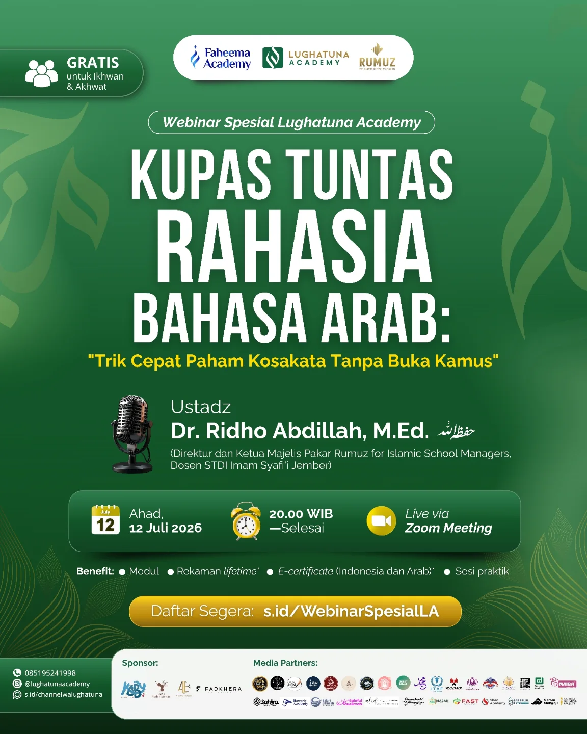 KUPAS TUNTAS RAHASIA BAHASA ARAB