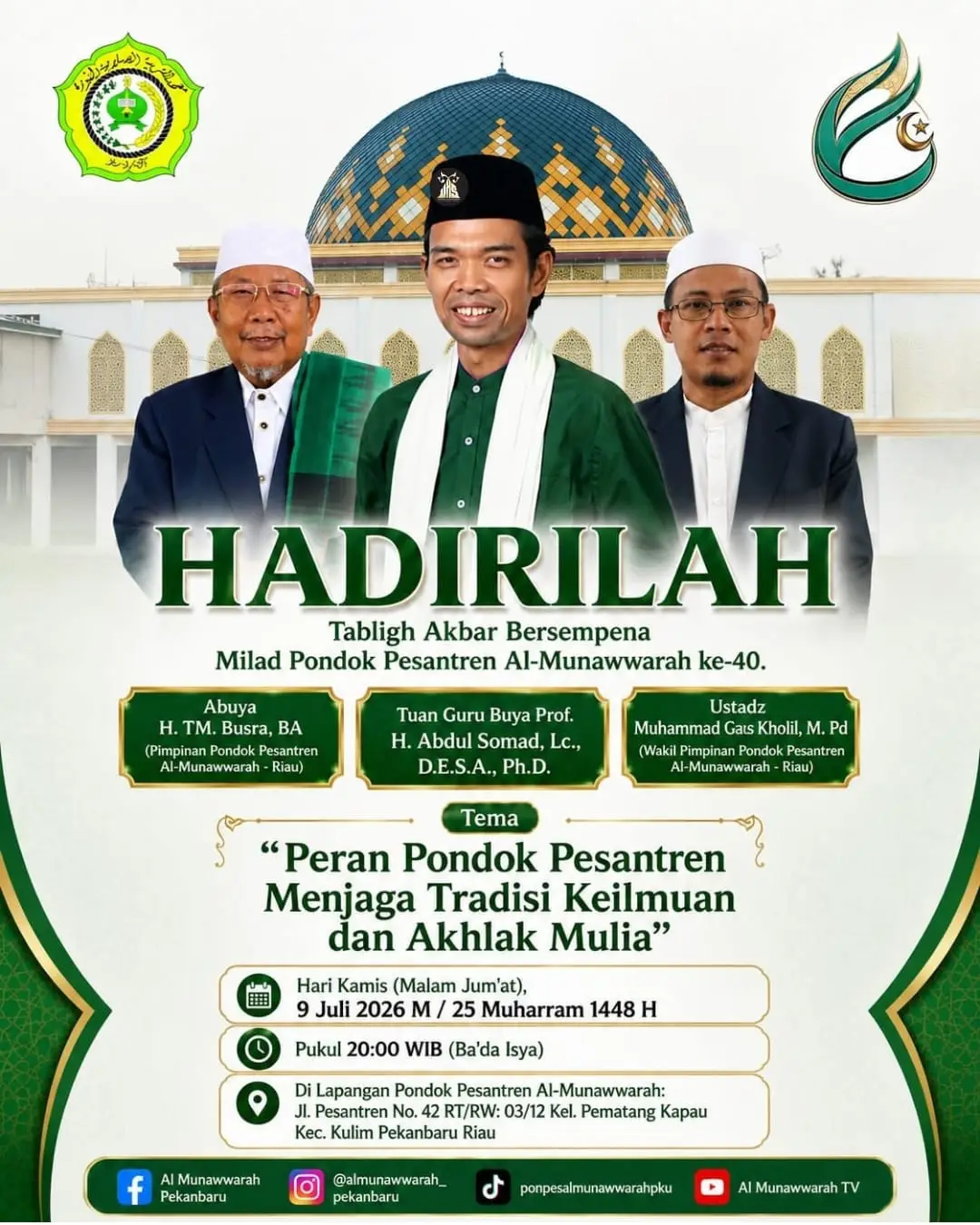 Peran Pondok Pesantren Menjaga Tradisi Keilmuan dan Akhlak Mulia